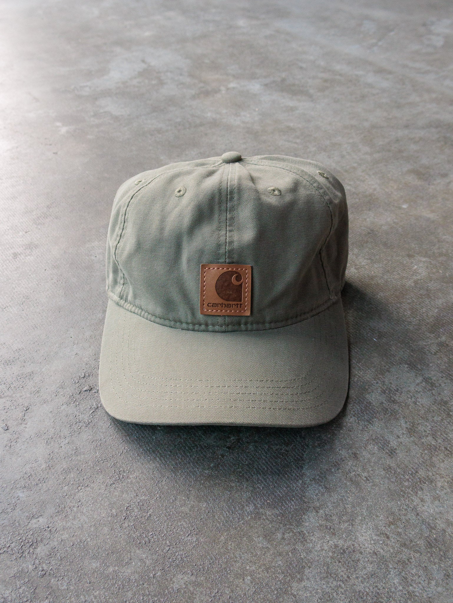 Vintage Khaki Carhartt Hat
