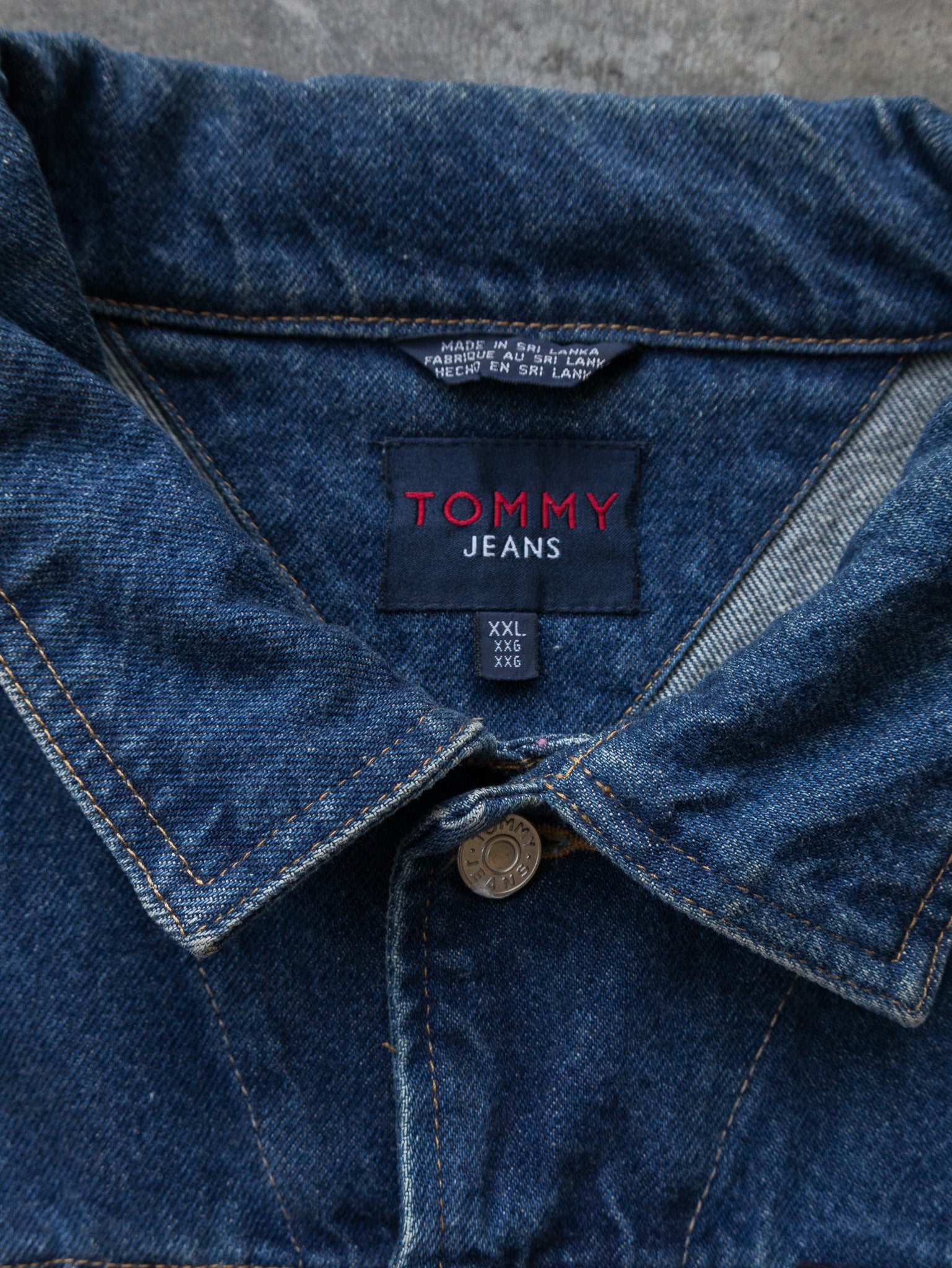 Vintage Tommy Jeans Denim Jacket (2XL)