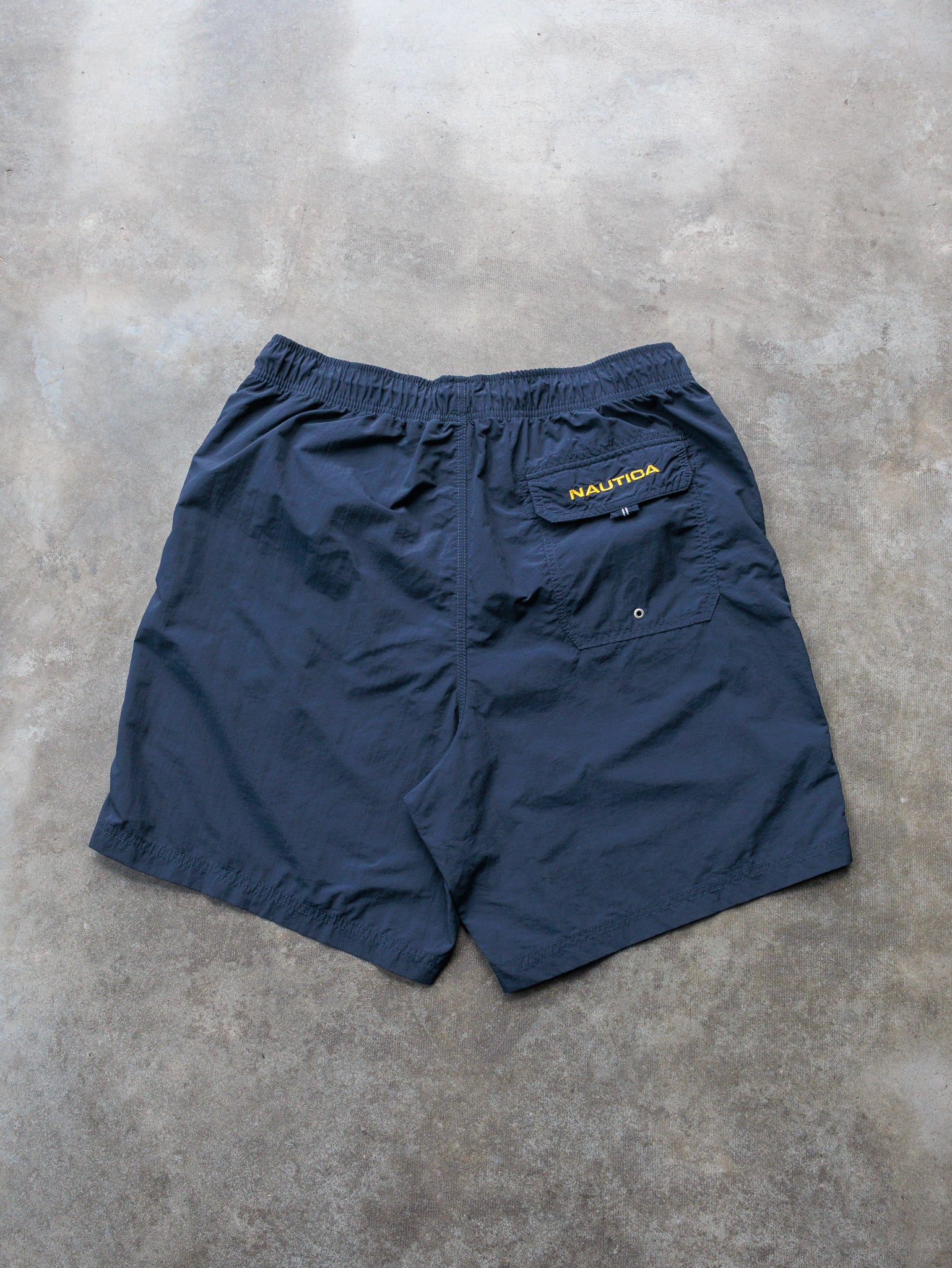 Vintage Navy Nautica Swim Shorts (L)