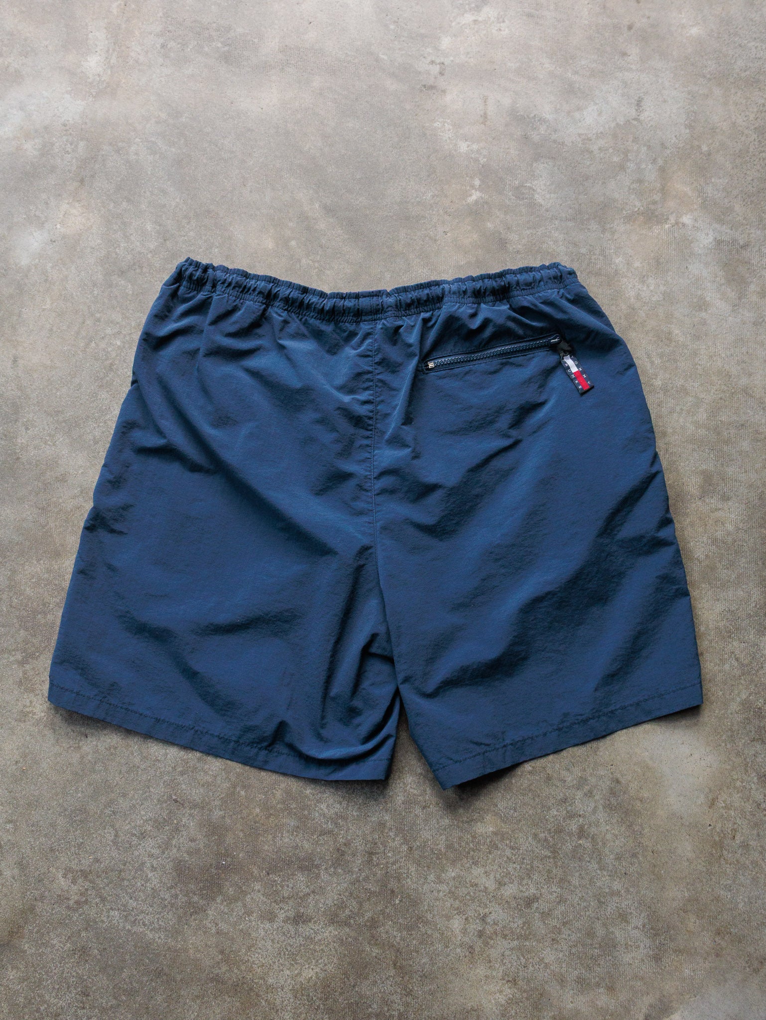 Vintage 90s Navy Tommy Hilfiger Swim Shorts (M)