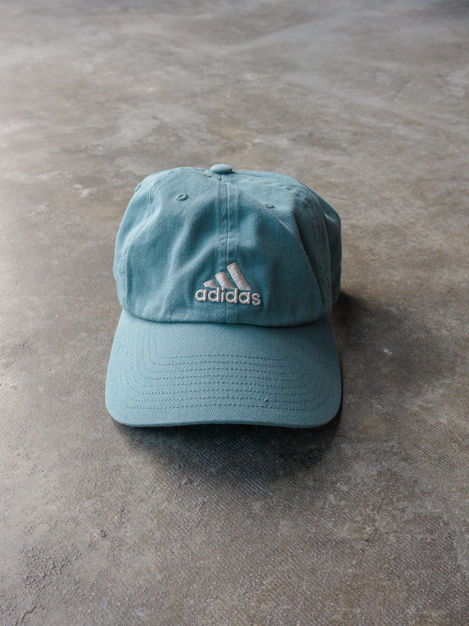 Vintage Teal Adidas Hat