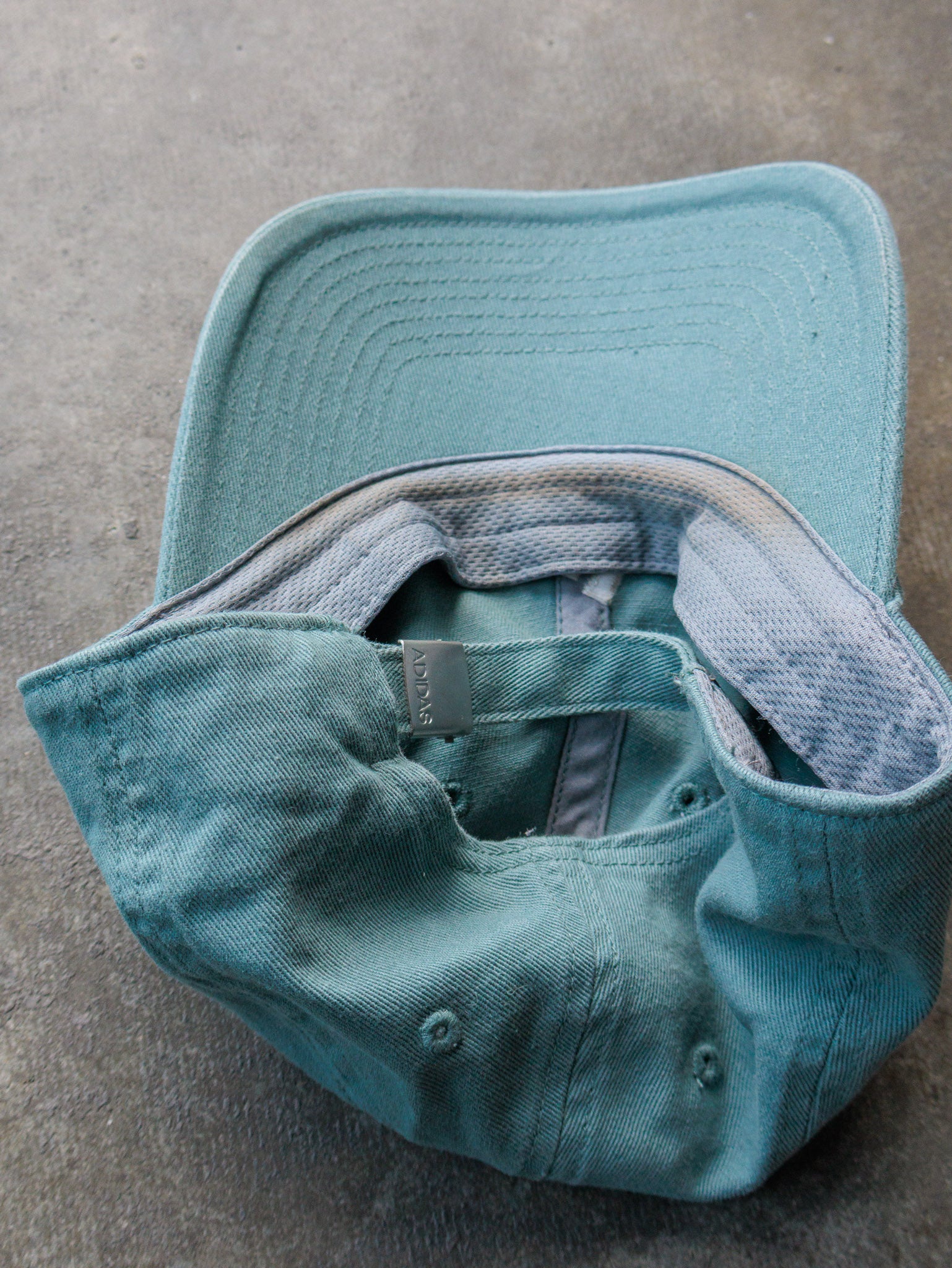 Vintage Teal Adidas Hat