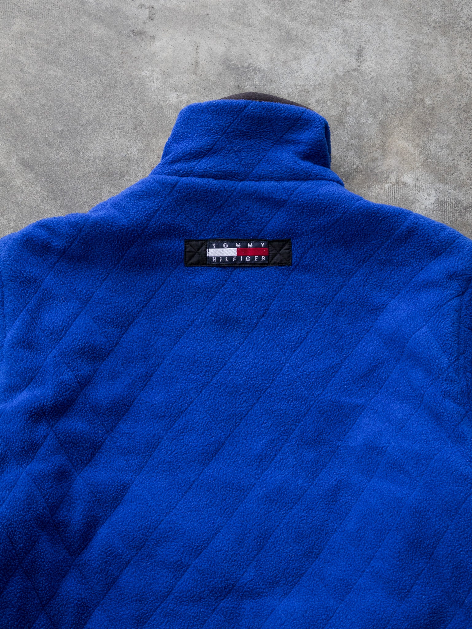 Vintage Blue Tommy Hilfiger Fleece Jacket (S)
