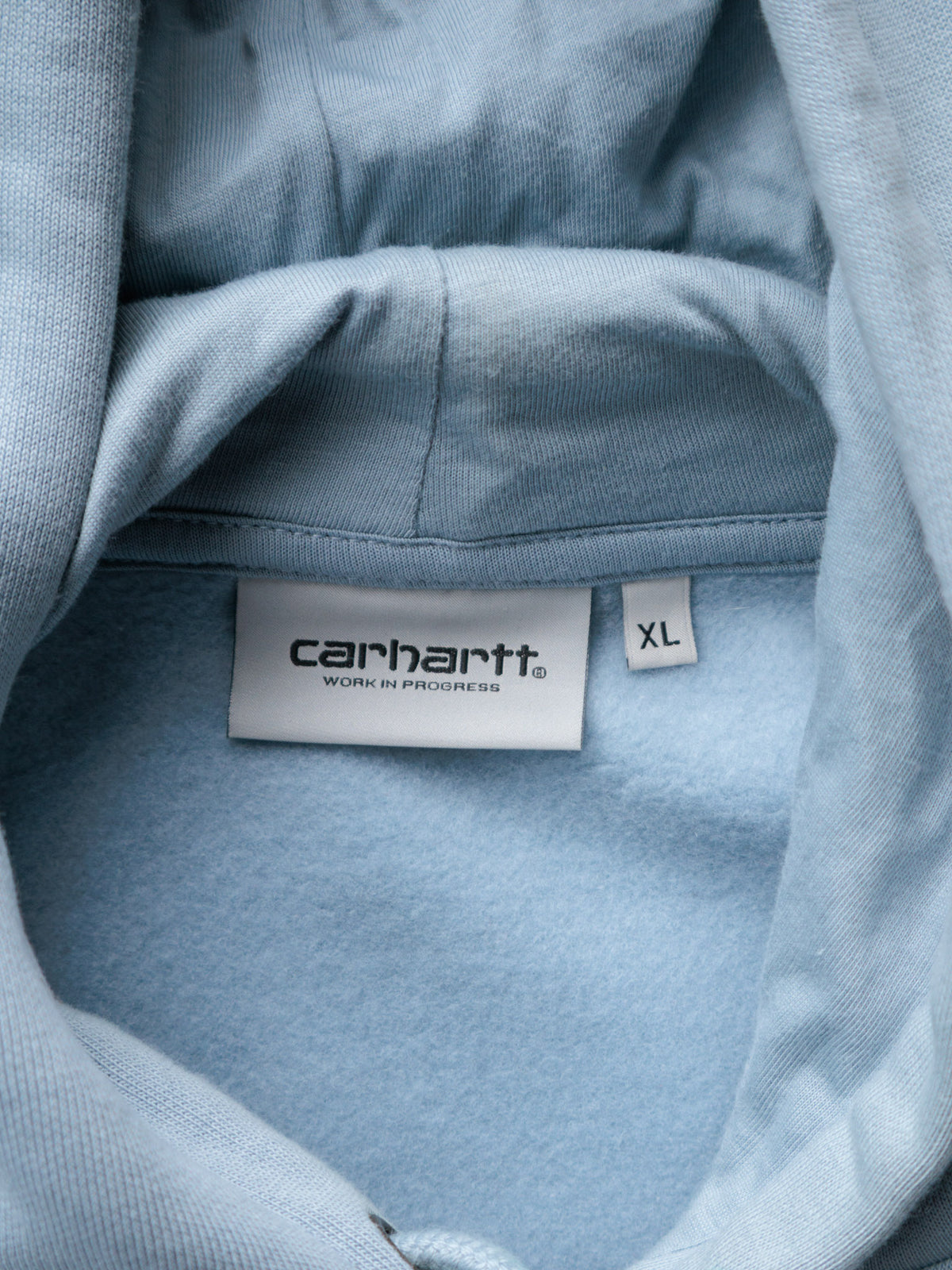 Vintage Blue Carhartt Hoodie (XL)