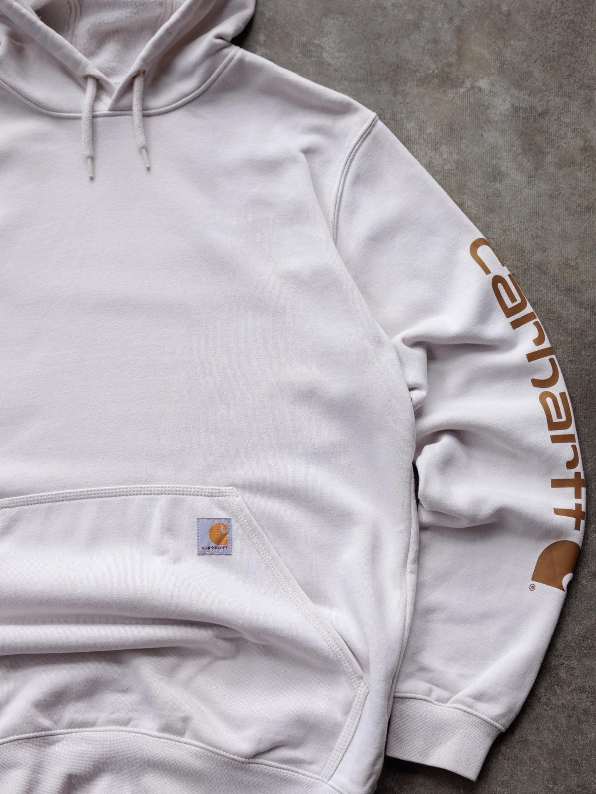 Vintage White Carhartt Hoodie (M)