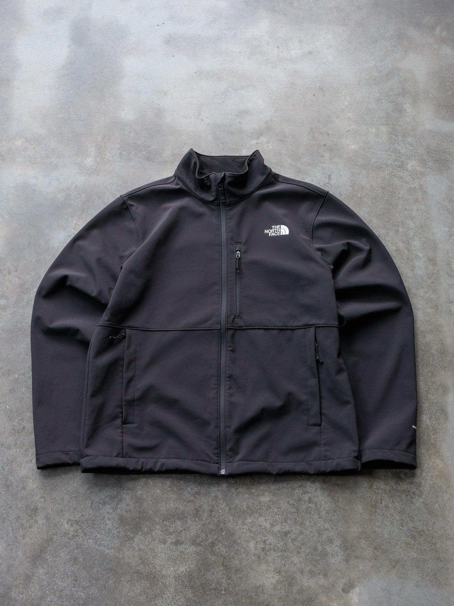 Vintage Black The North Face Windwall Softshell Jacket (L)