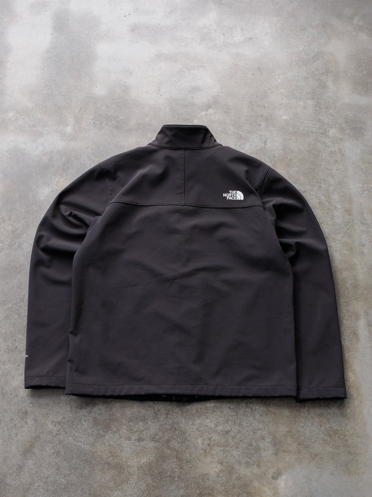 Vintage Black The North Face Windwall Softshell Jacket (L)