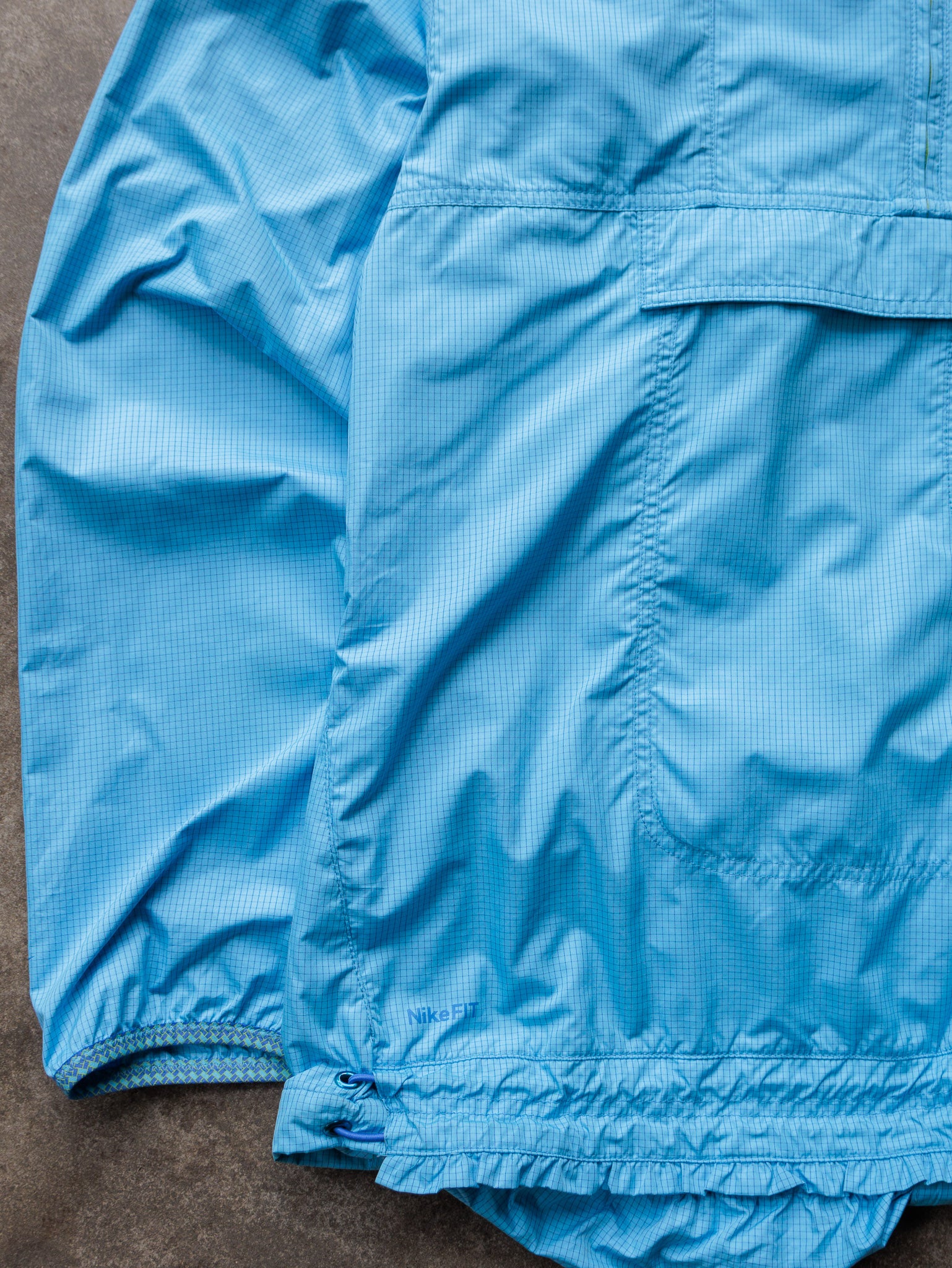 Vintage Blue Nike ACG Grid Pattern Anorak Jacket (16-18Y)