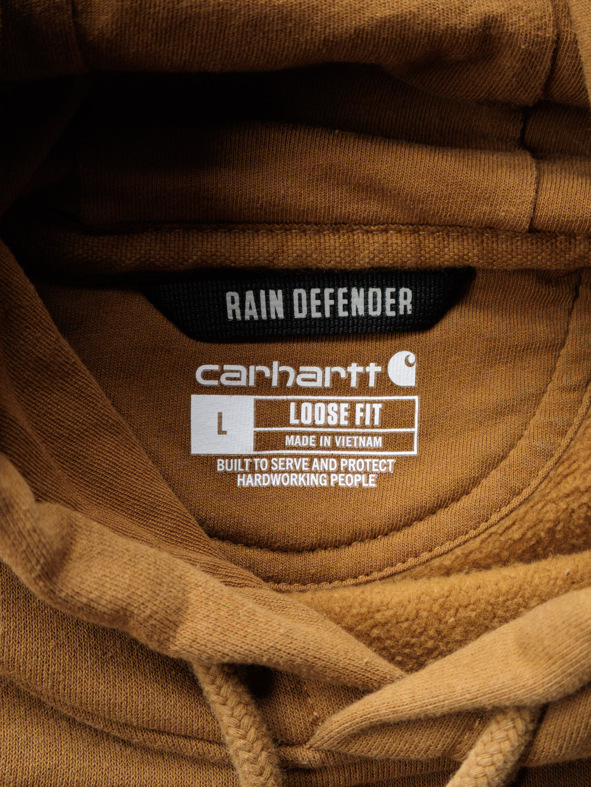Vintage Brown Carhartt Hoodie (L)
