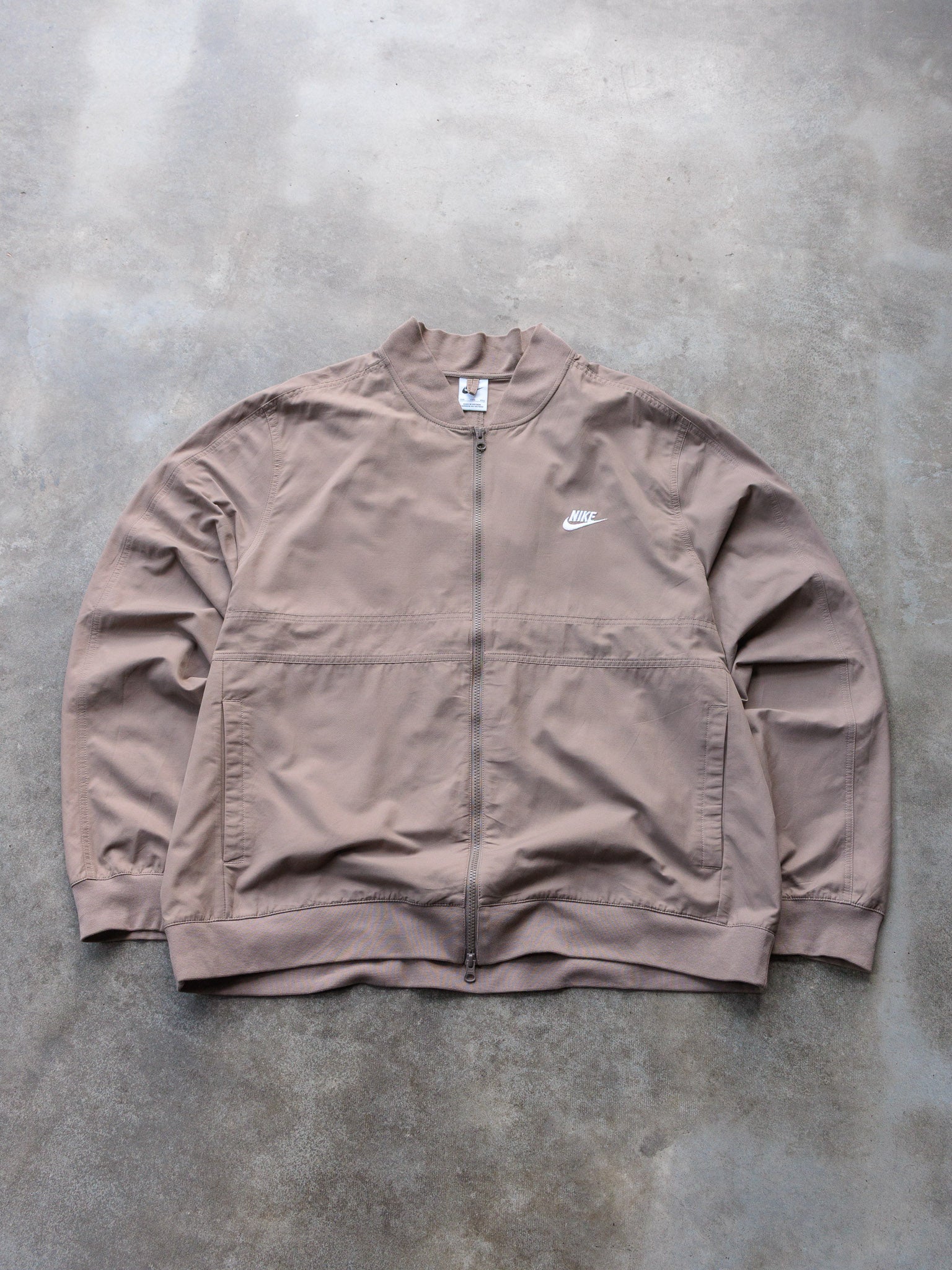 Vintage Brown Nike Full Zip Jacket (2XL)
