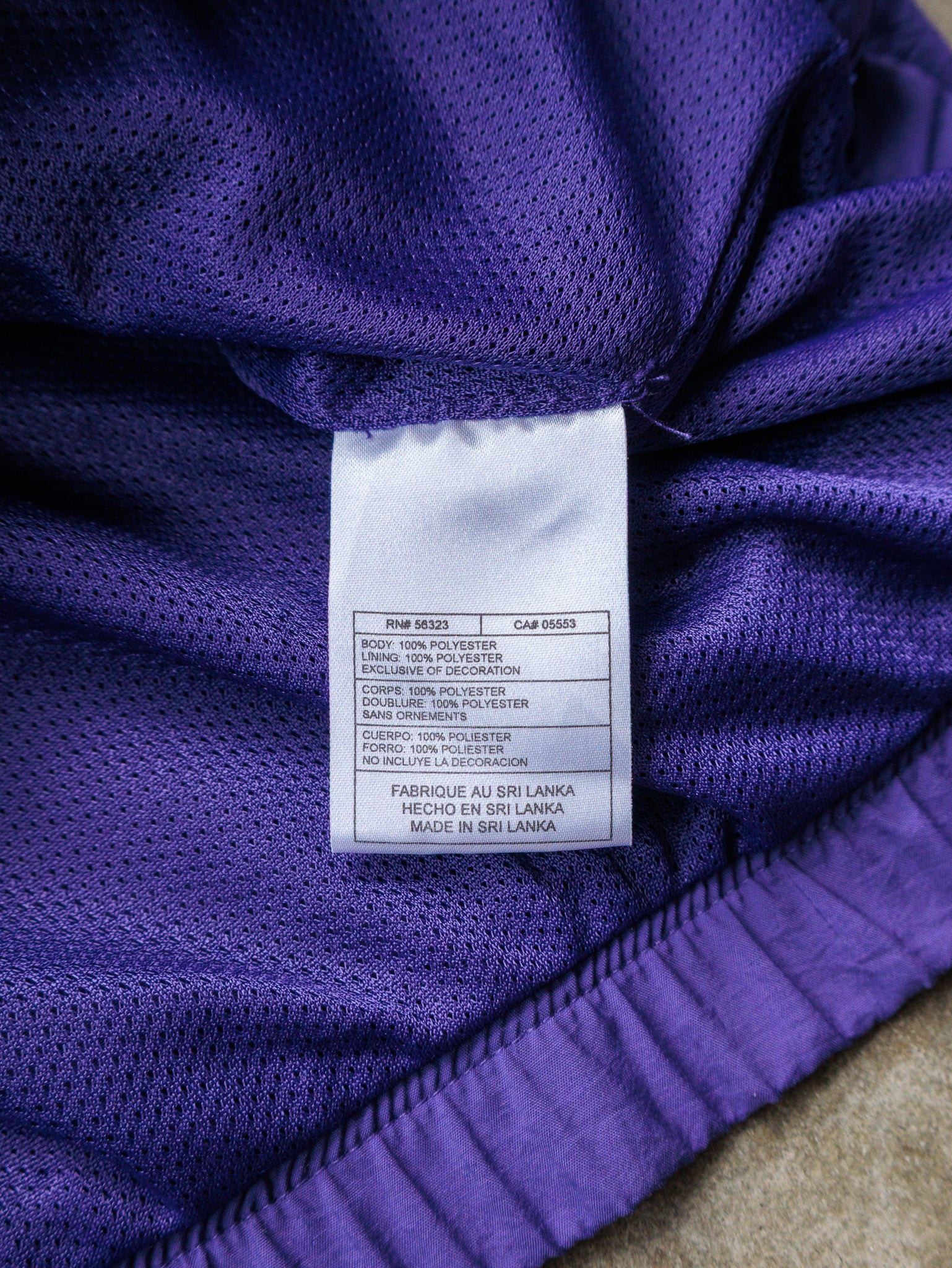 Vintage Purple Nike Washington Huskies Zip Windbreaker (L)