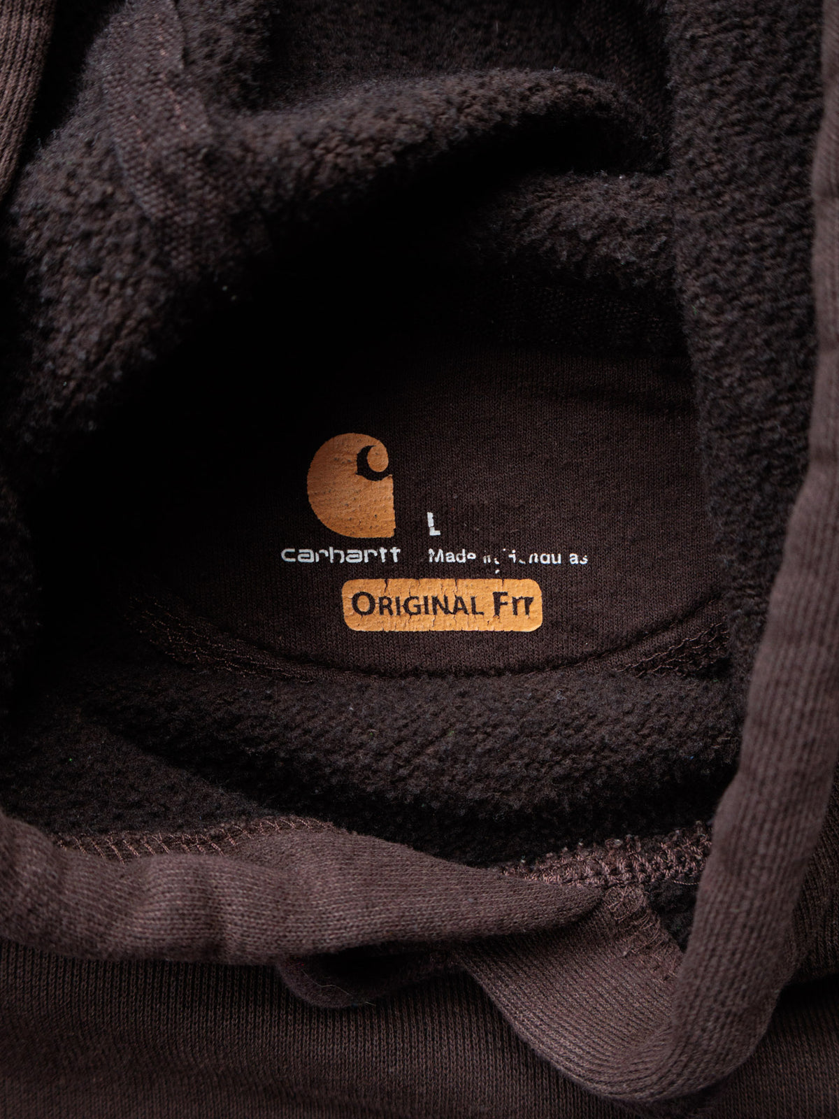 Vintage Brown Carhartt Hoodie (L)