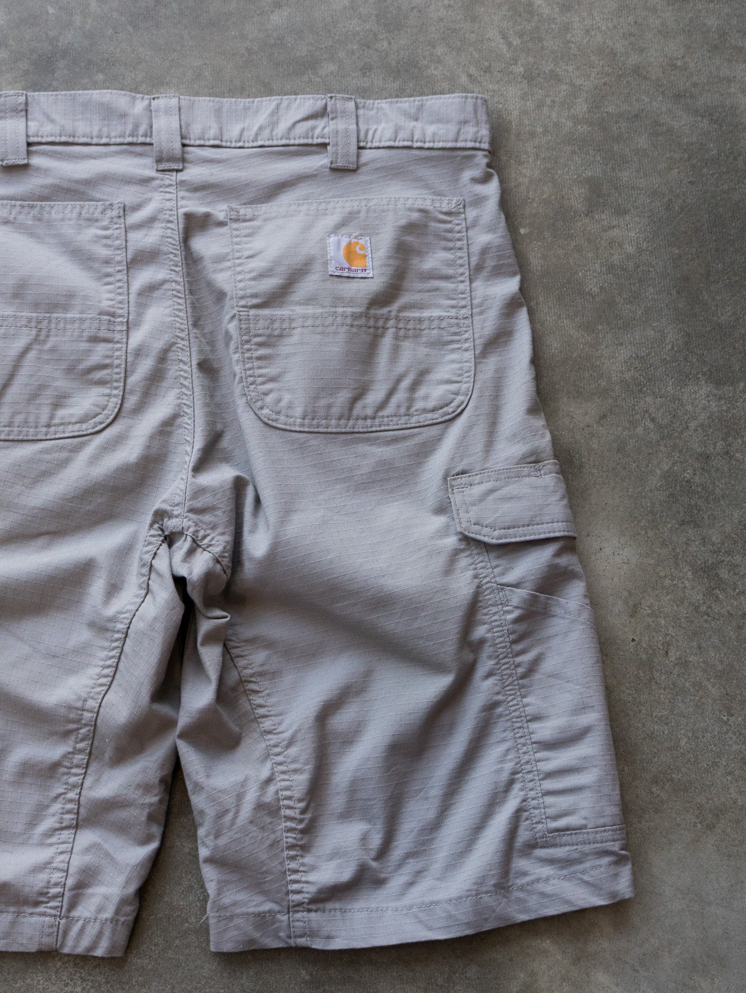 Vintage Grey Carhartt Cargo Shorts (W34)