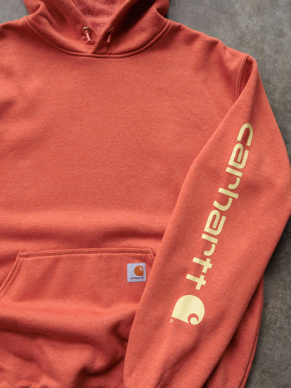 Vintage Orange Carhartt Hoodie (L)
