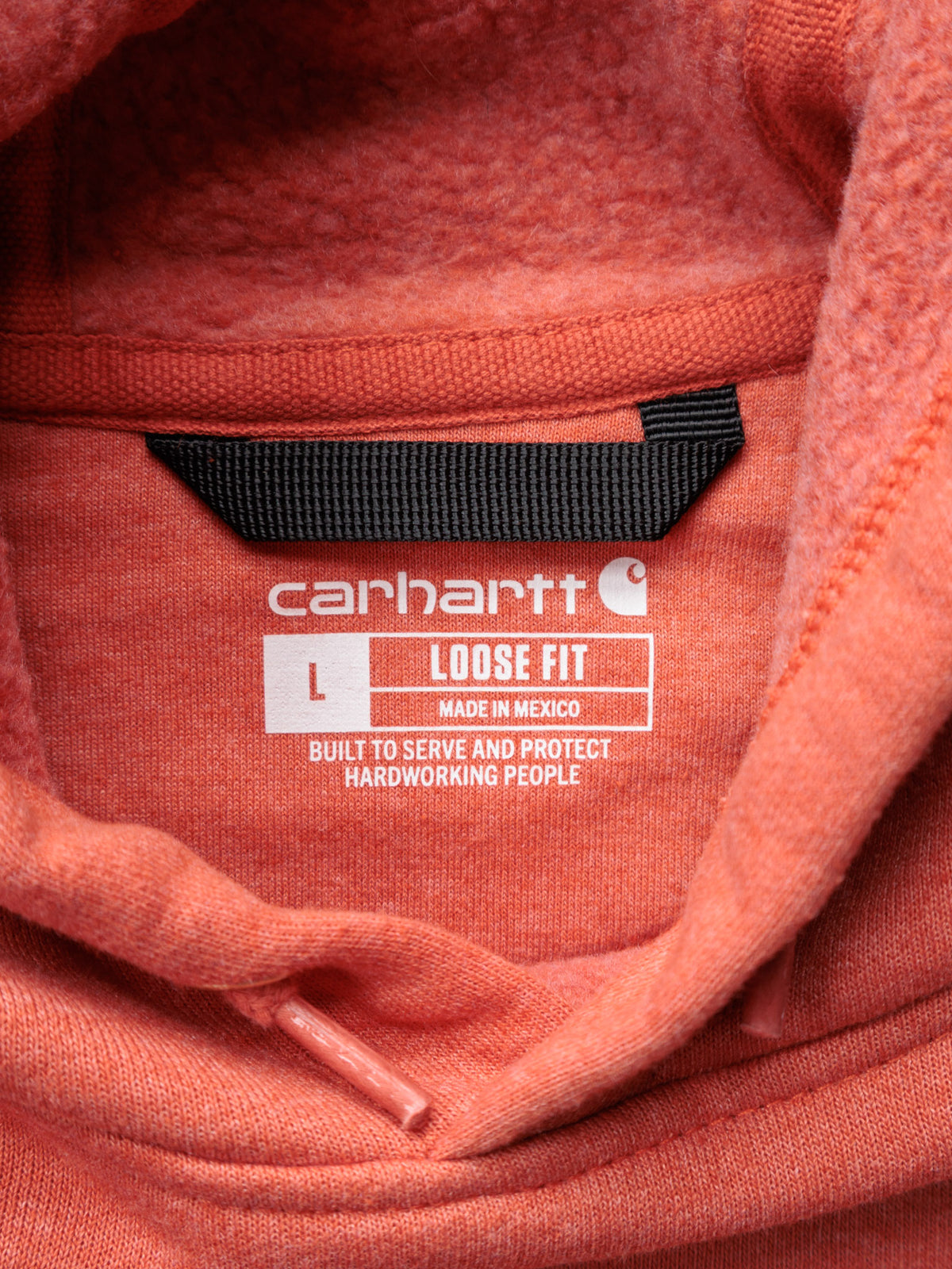 Vintage Orange Carhartt Hoodie (L)
