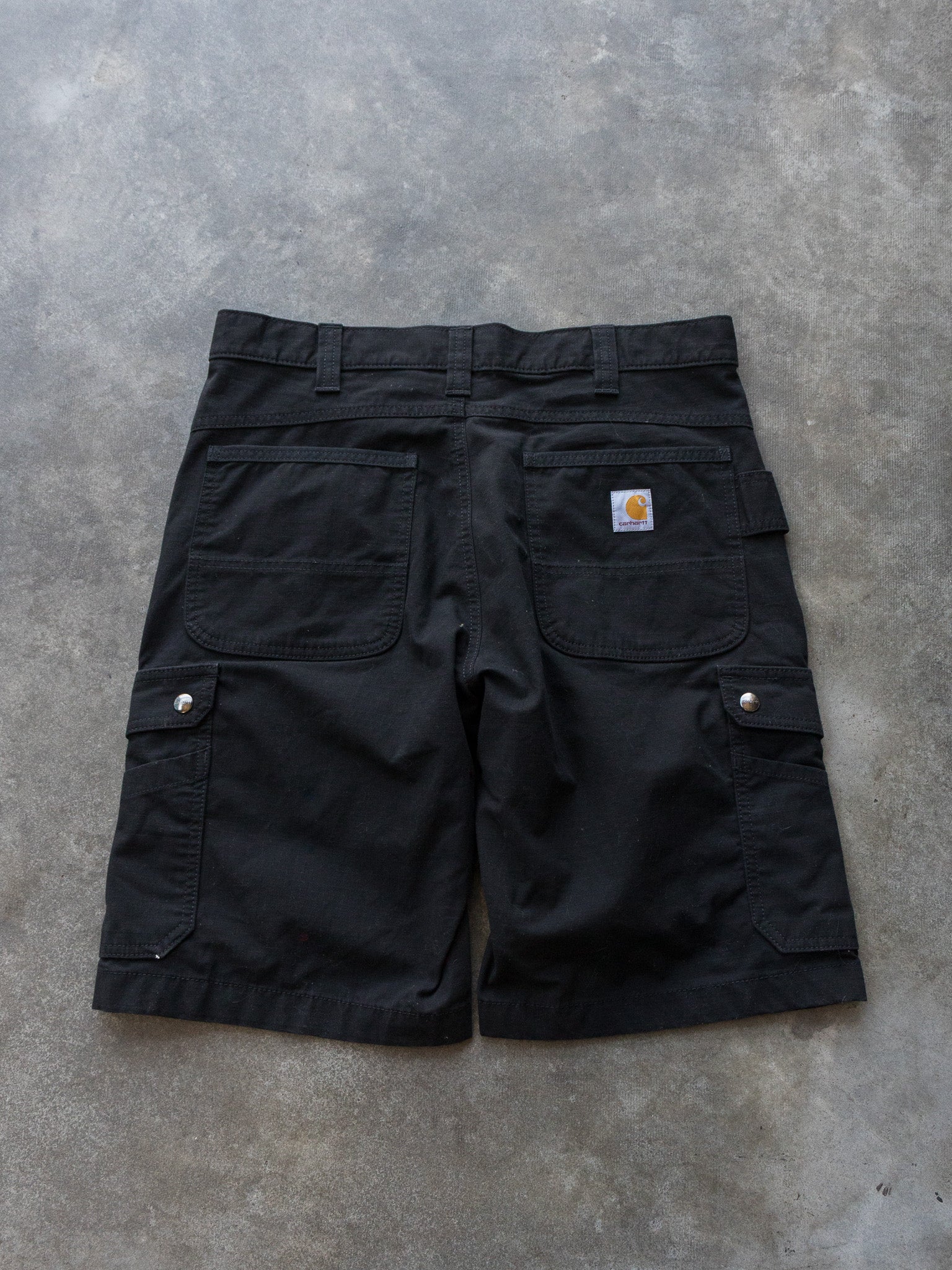 Vintage Black Carhartt Cargo Shorts (W33)