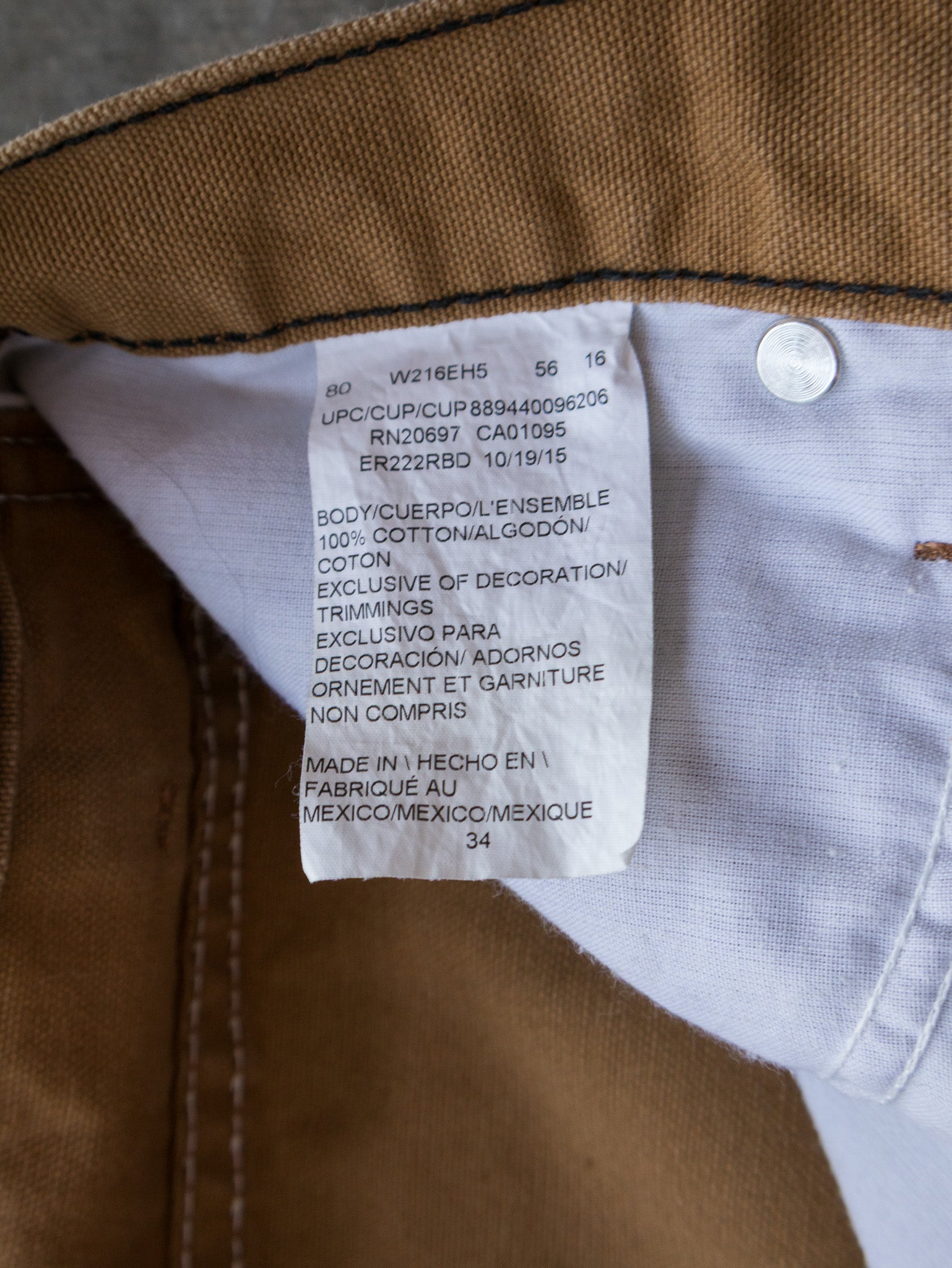 Vintage Brown Dickies Work Shorts (W34)