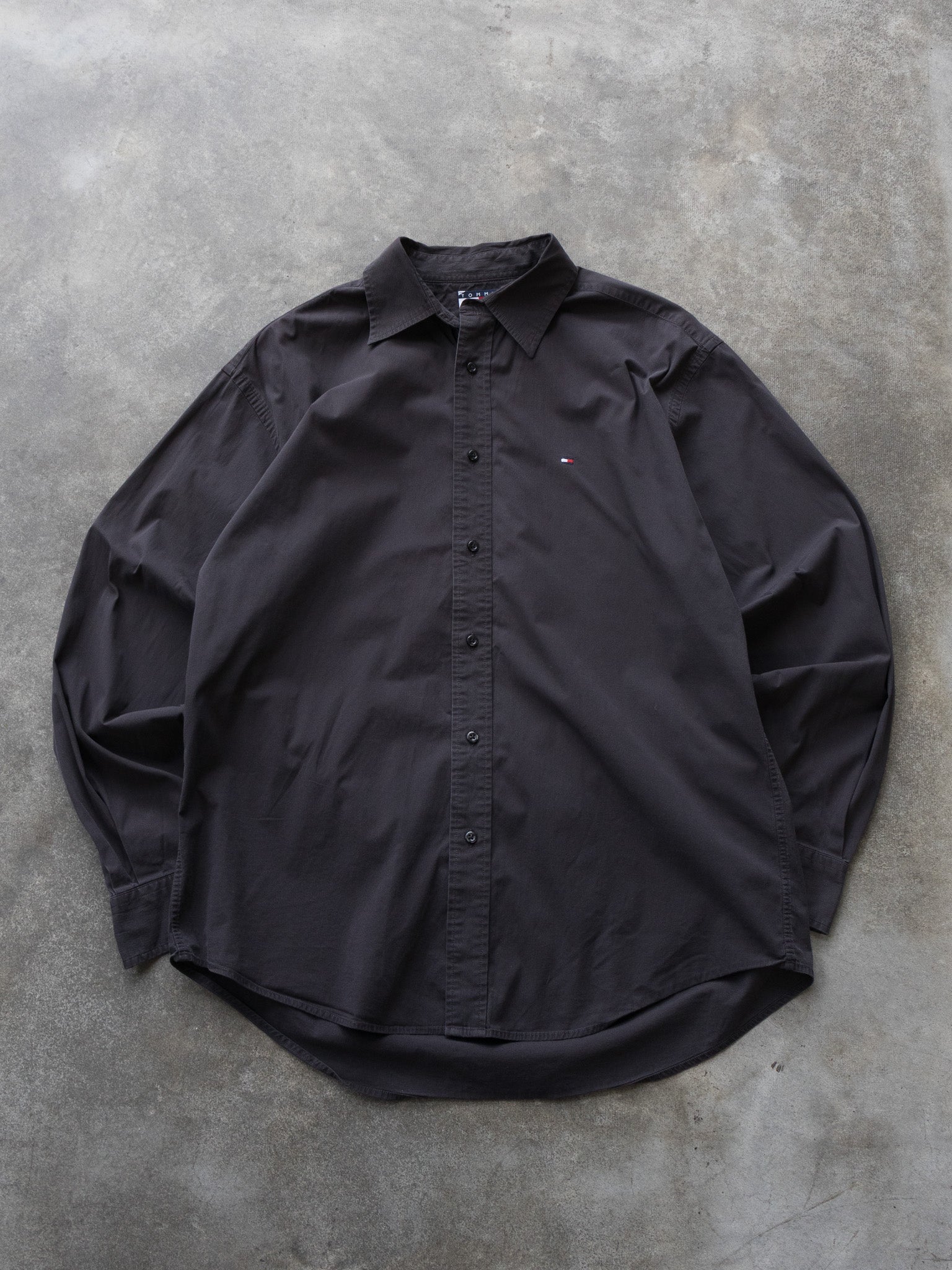 Vintage Black Tommy Hilfiger Shirt (M)