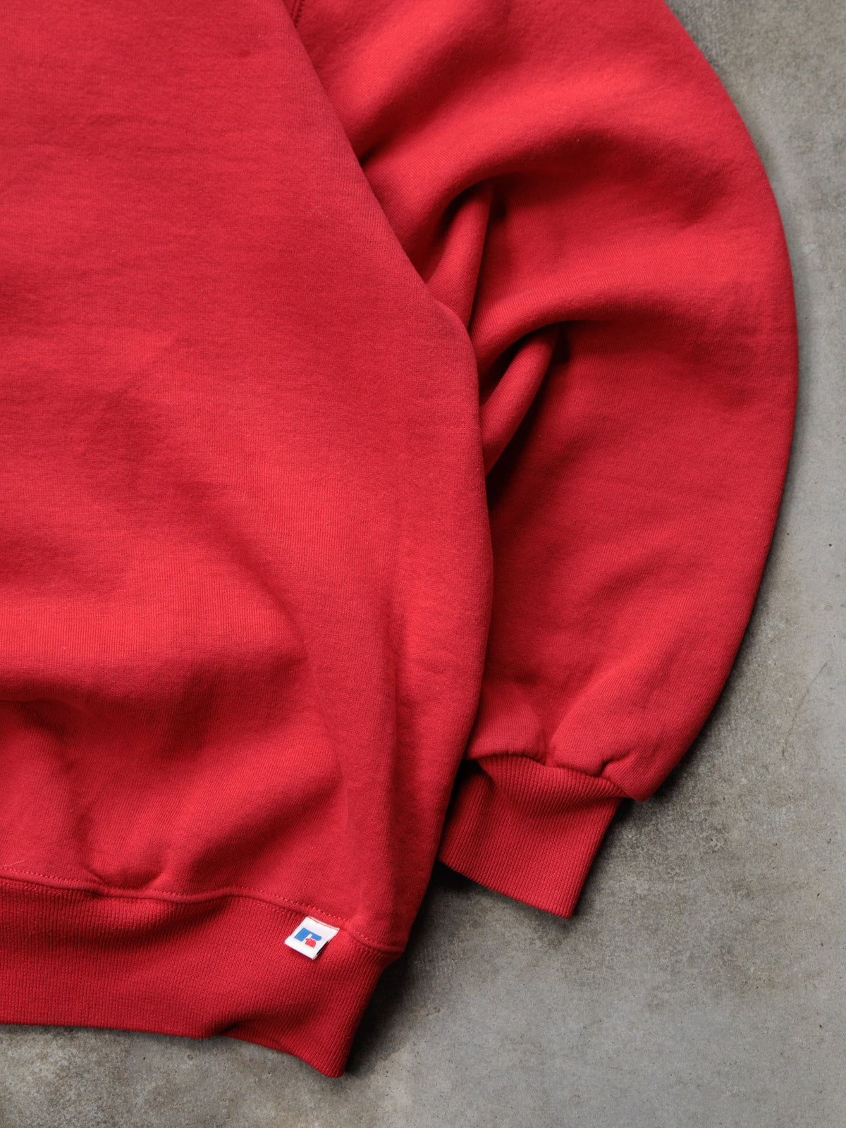 Vintage 90s Red Russell Athletic Badger Braves Sweatshirt (XL)