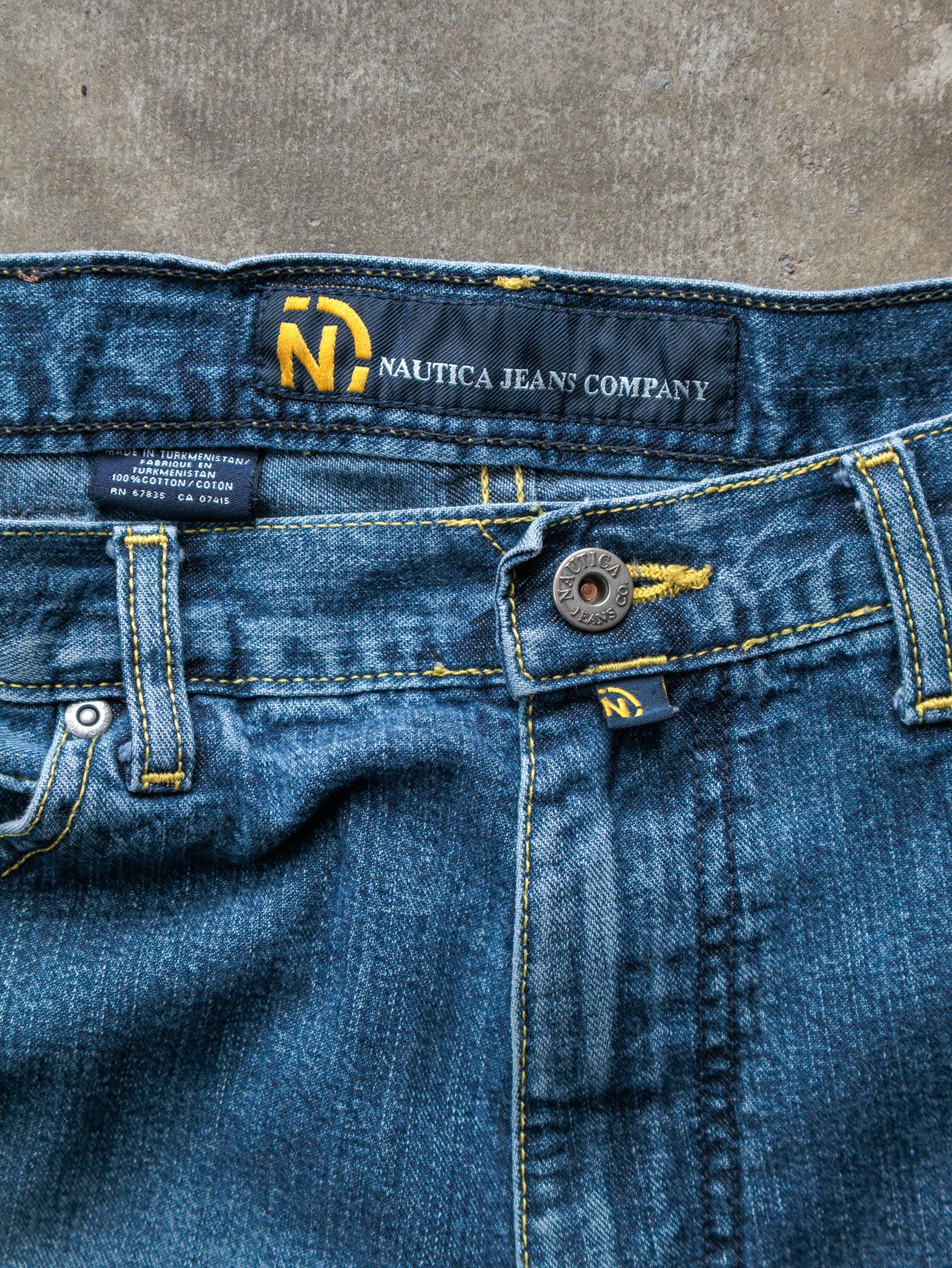 Vintage Nautica Jeans Co. Denim Carpenter Shorts (W32)