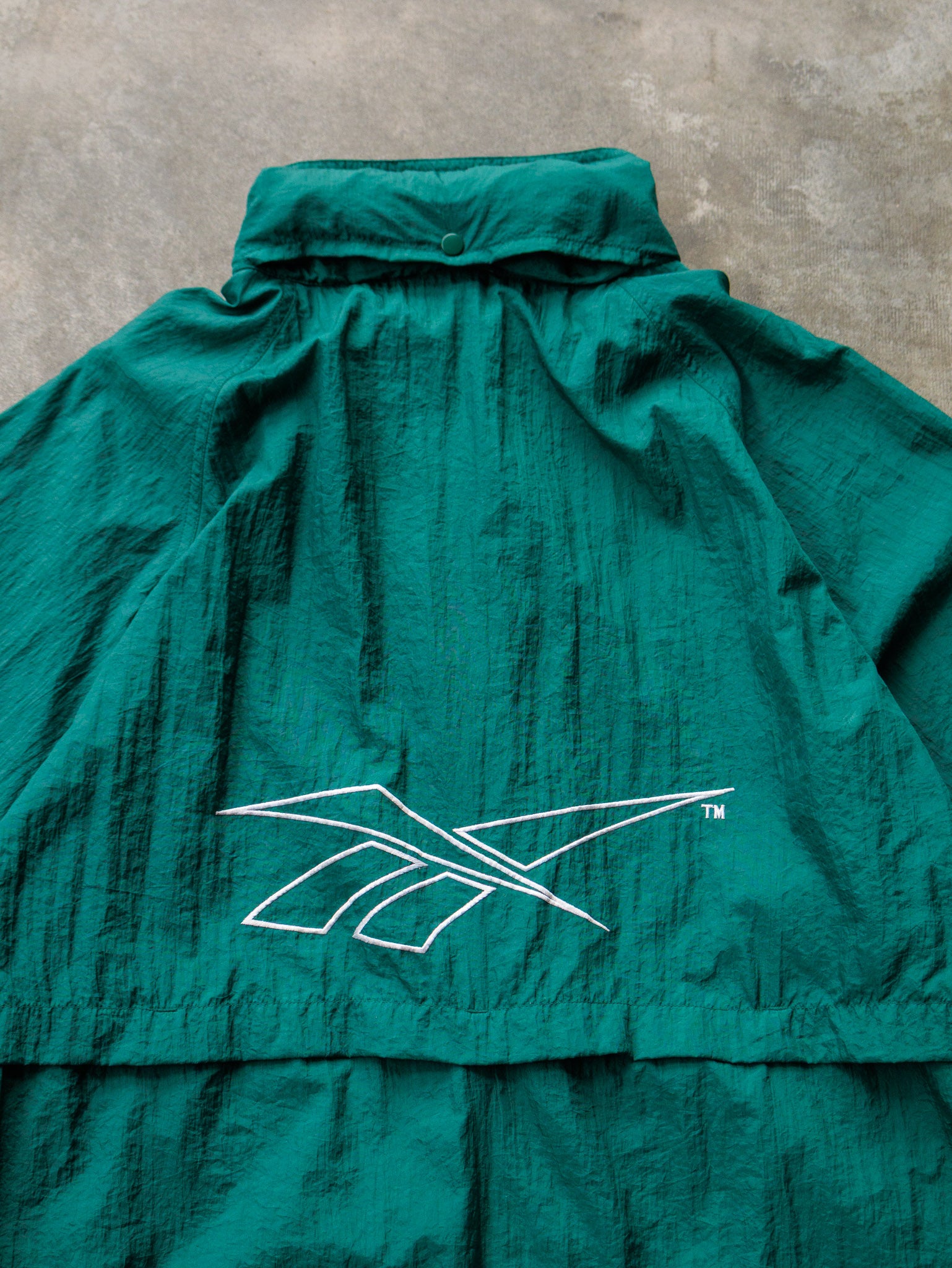 Vintage 90s Teal Reebok Windbreaker (L)