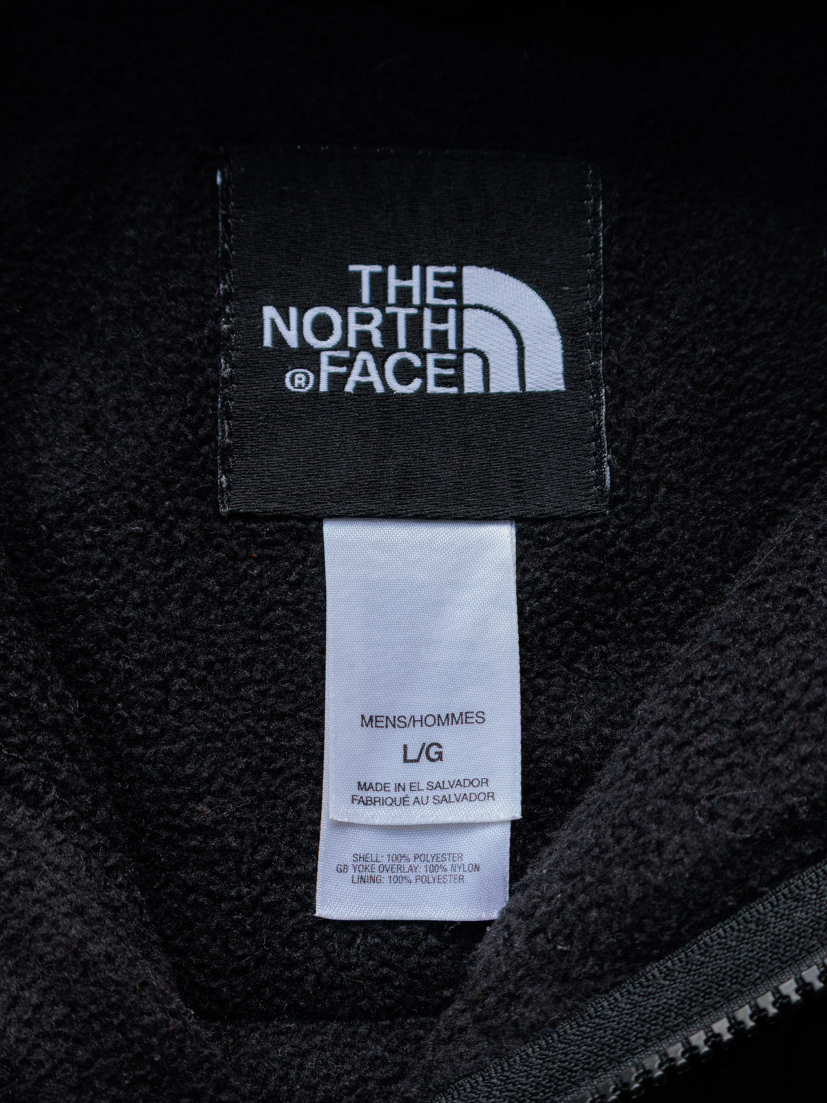 Vintage Black The North Face Denali Fleece Jacket (L)