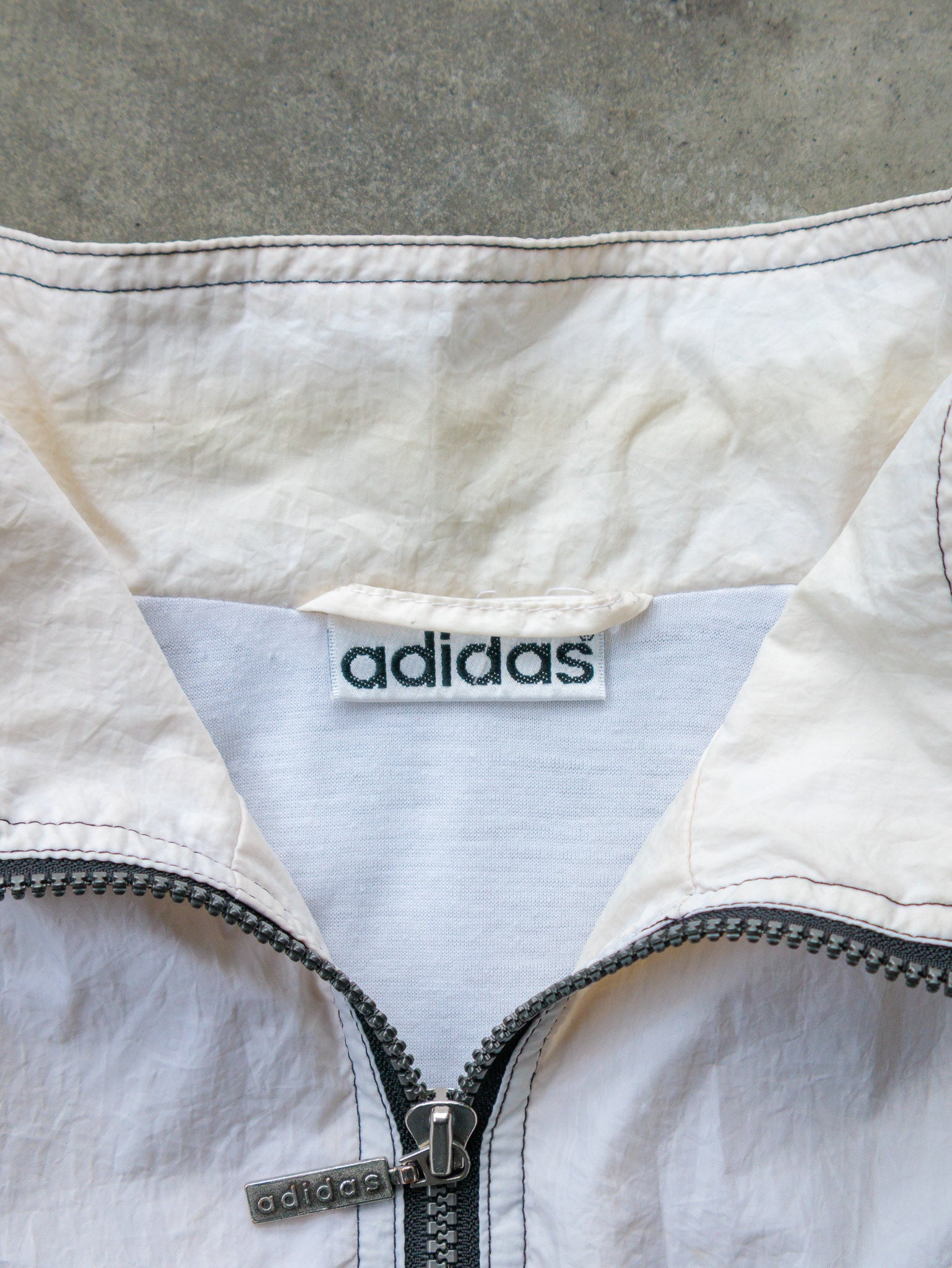 Vintage 90s Colourblock Adidas Windbreaker (L)