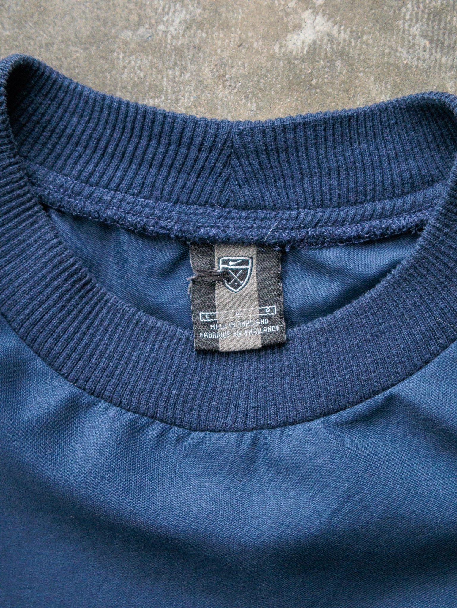 Vintage 00s Navy Nike Golf Pullover Windbreaker (L)