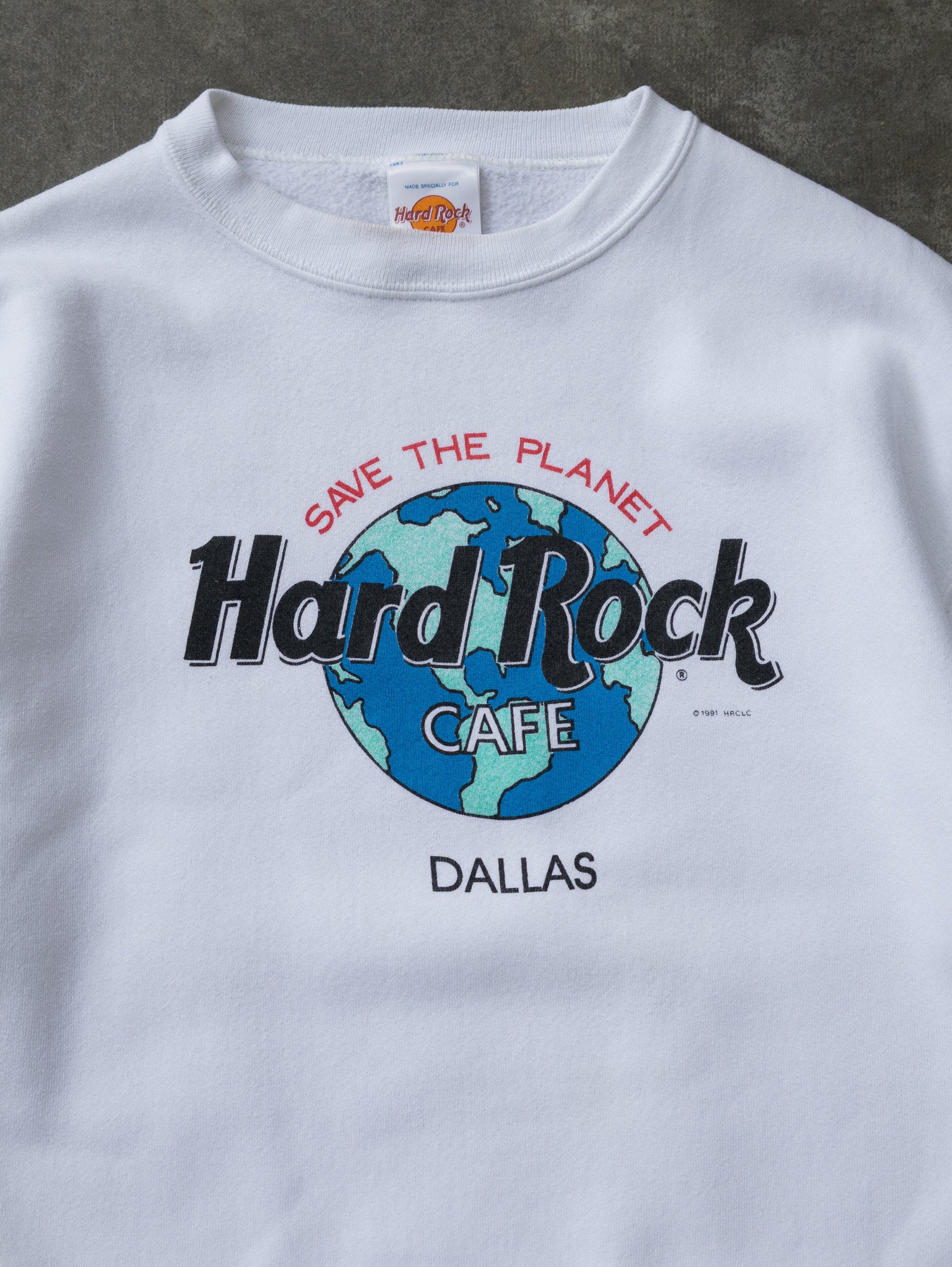 Vintage 1991 Hard Rock Cafe Dallas Sweatshirt (L)