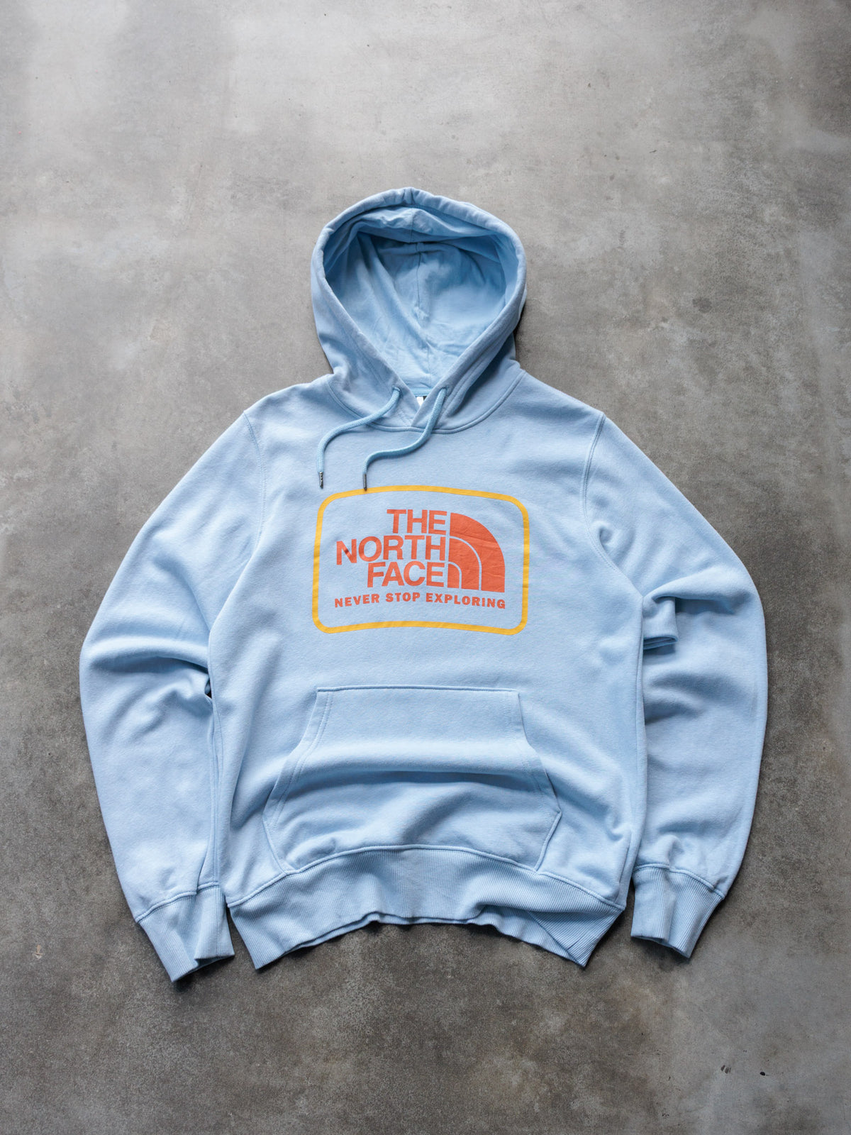 Vintage Blue The North Face Hoodie (S)