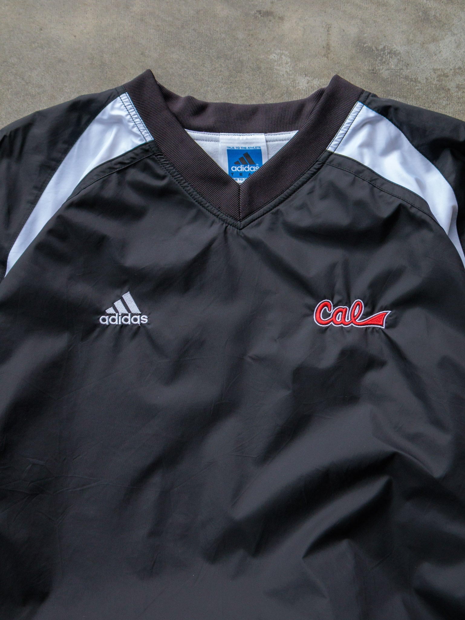 Vintage 00s Black Adidas Cal Bears Windbreaker (L)
