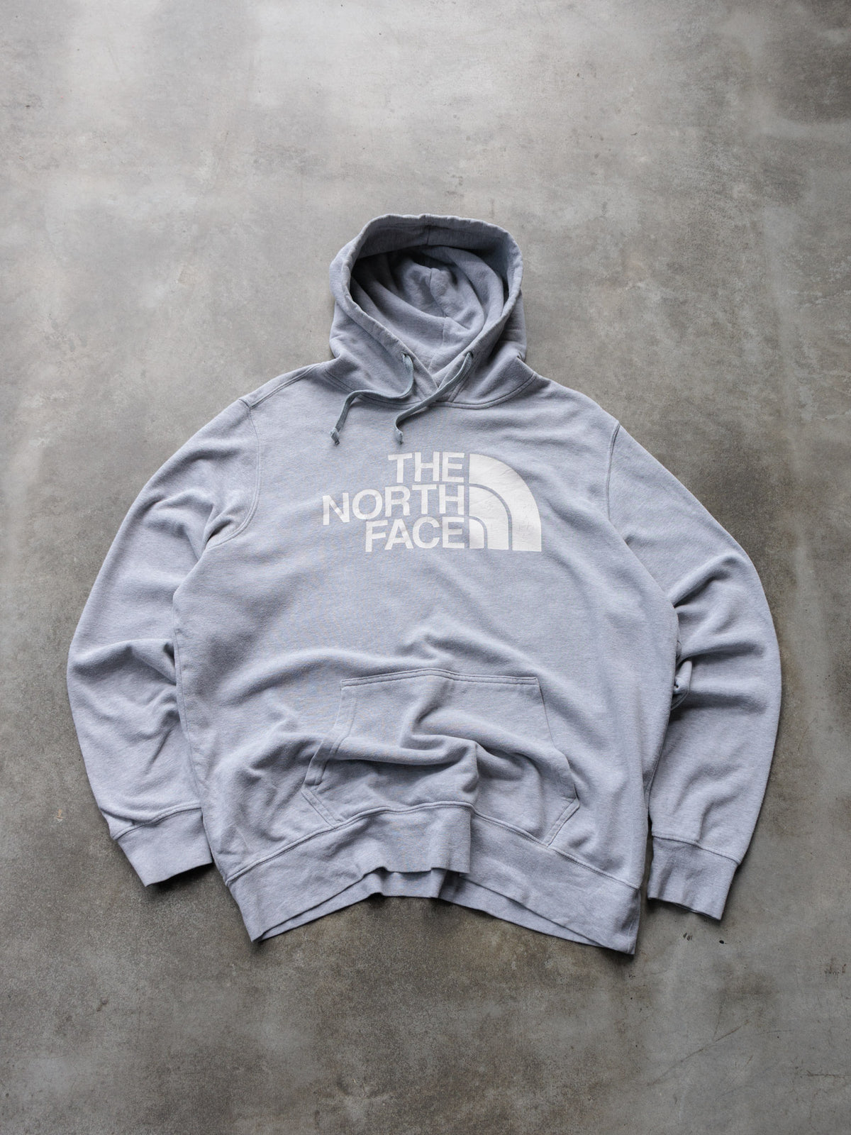 Vintage Grey The North Face Hoodie (XL)