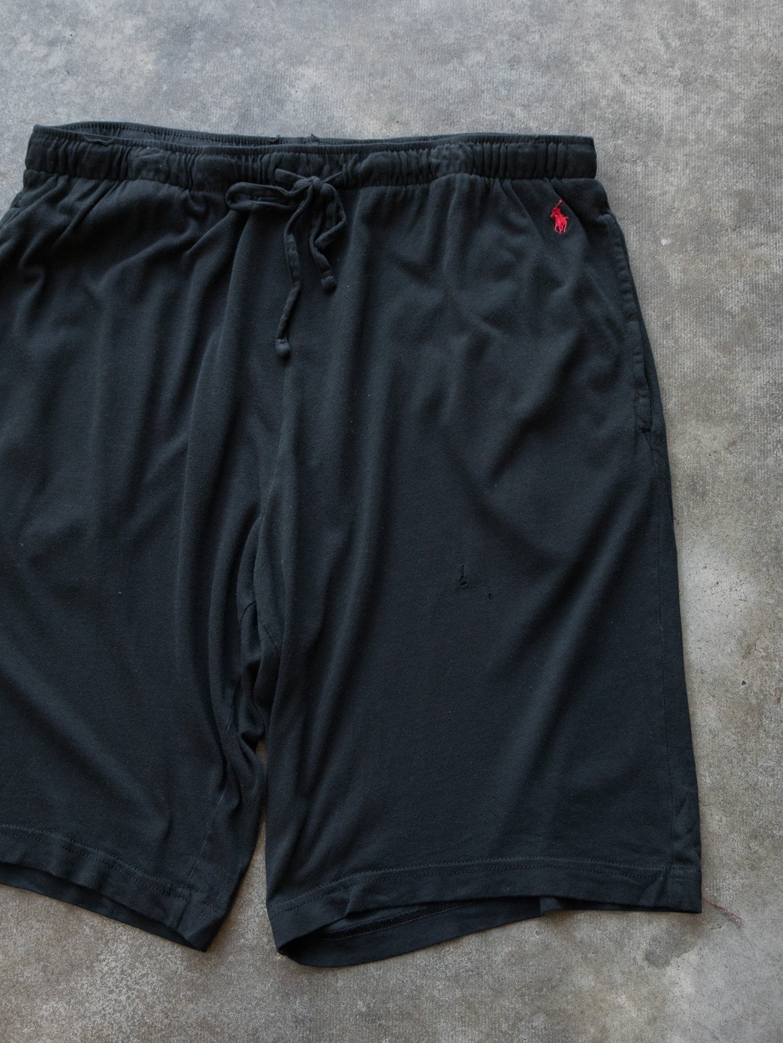 Vintage Black Polo Ralph Lauren Shorts (M)