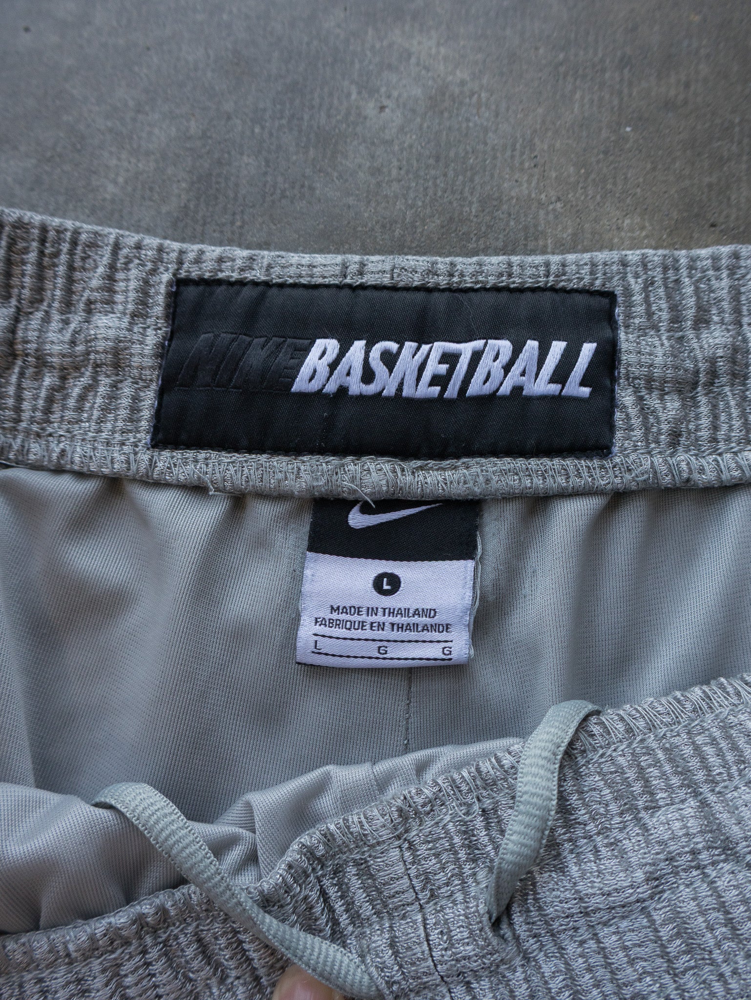 Vintage Grey Nike Basketball Shorts (L)