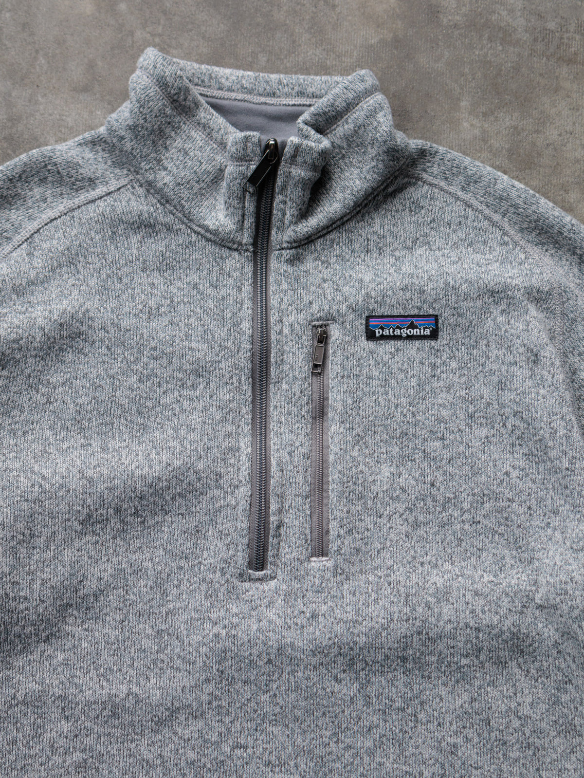 Grey Patagonia Fleece Quarter Zip (L)