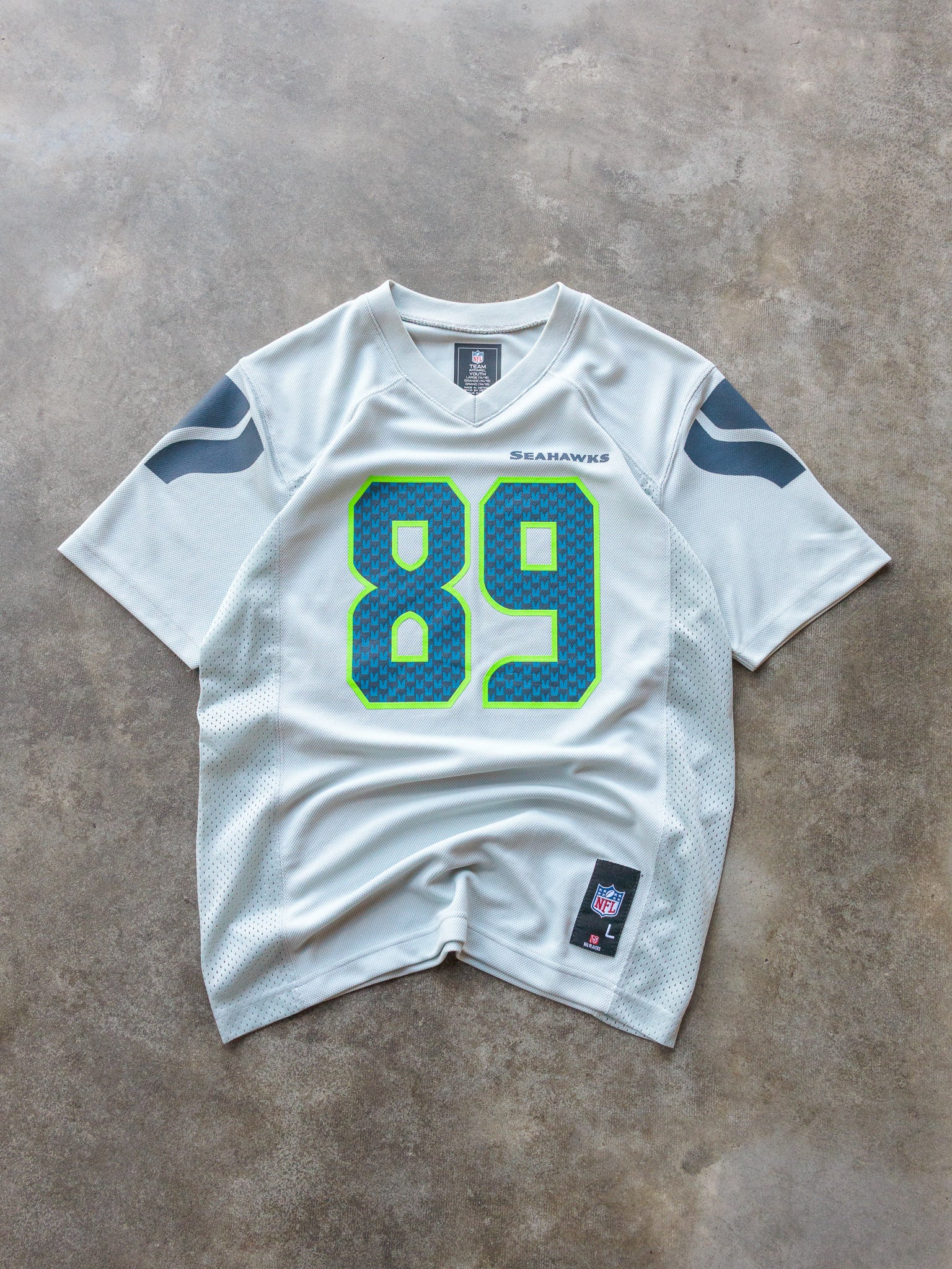 Grey Seattle Seahawks Doug Baldwin NFL Jersey Youth (14-16Y)