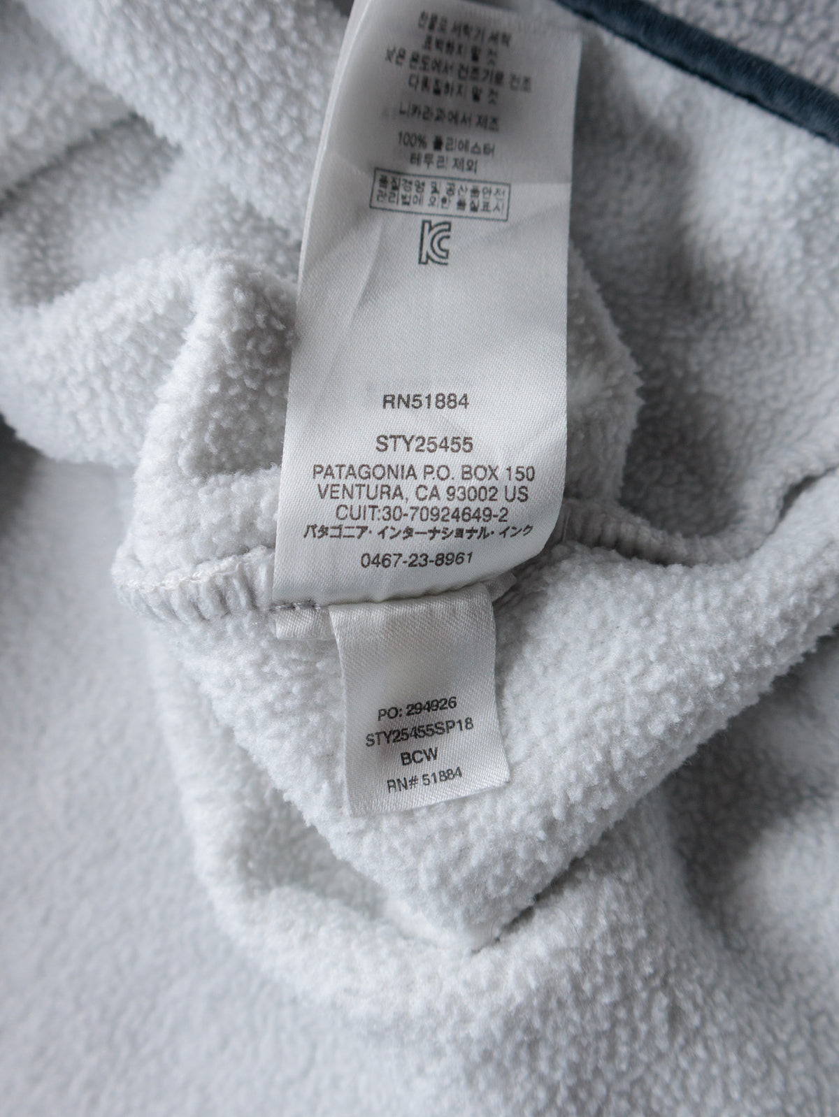 Grey Patagonia Snap-T Fleece Quarter Zip (L)