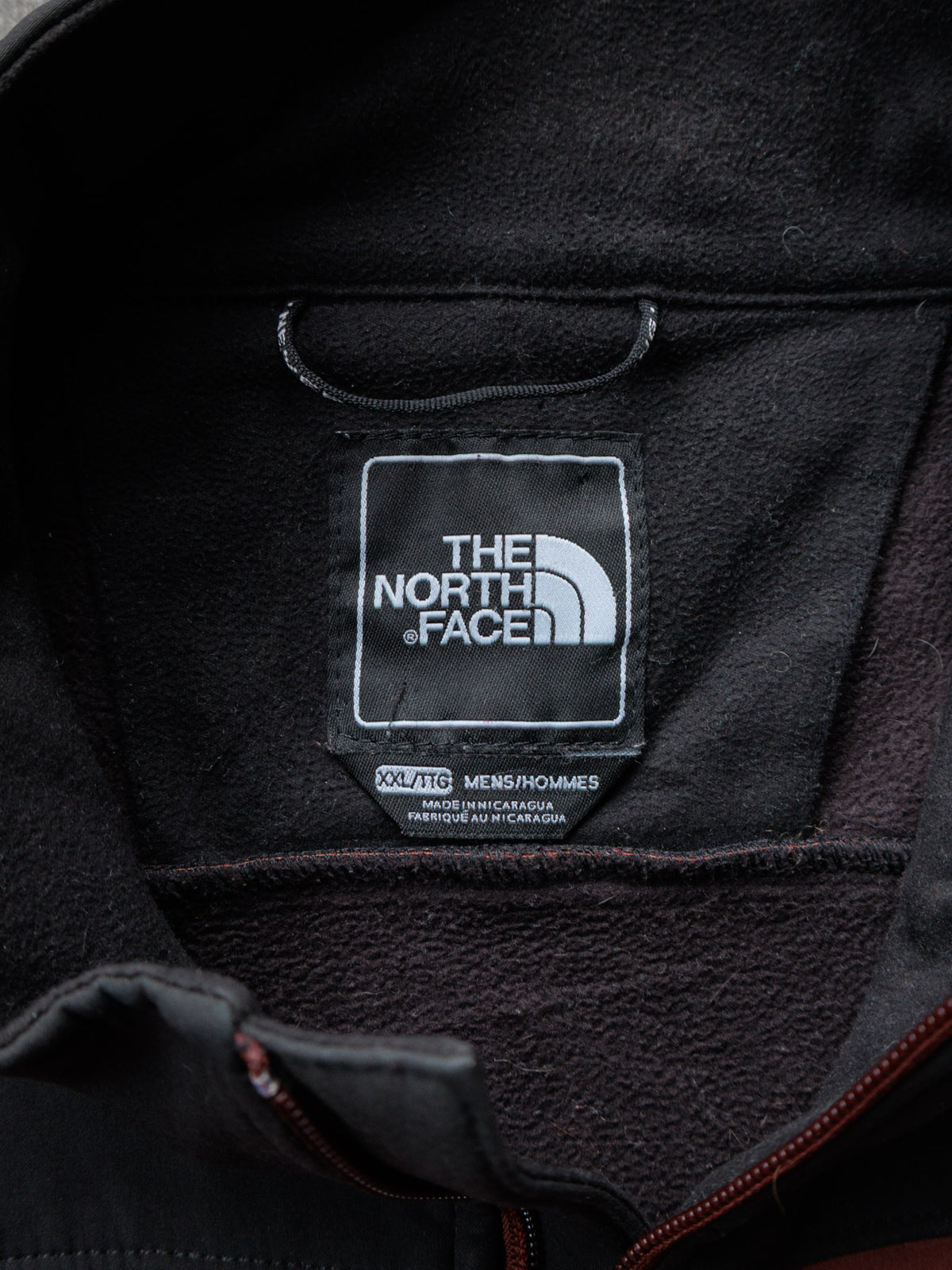 Vintage Black The North Face Colourblock Jacket (2XL)