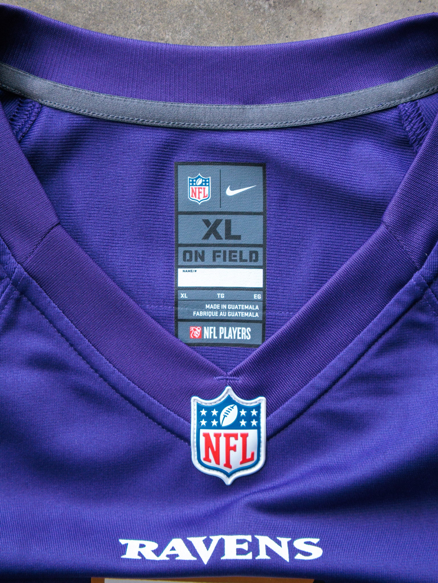 Purple Nike Baltimore Ravens Joe Flacco NFL Jersey (XL)