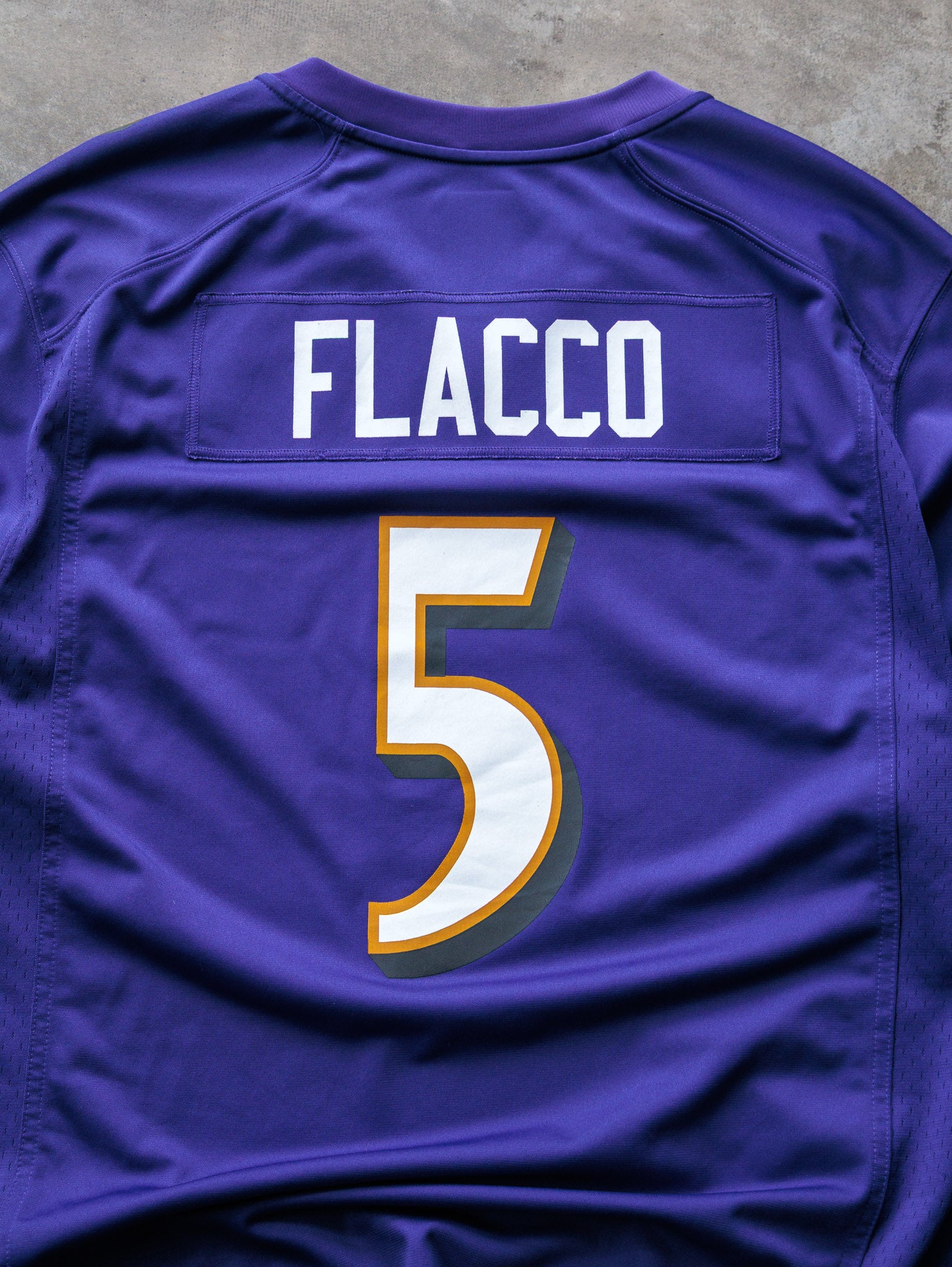 Purple Nike Baltimore Ravens Joe Flacco NFL Jersey (XL)