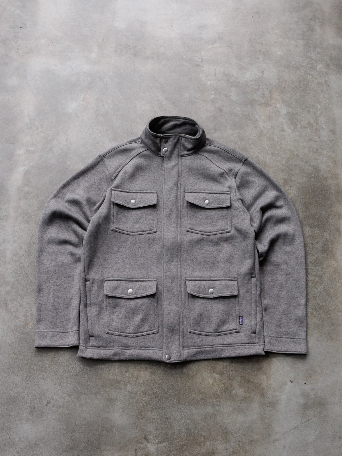 Vintage Grey Patagonia Fleece Jacket (M)