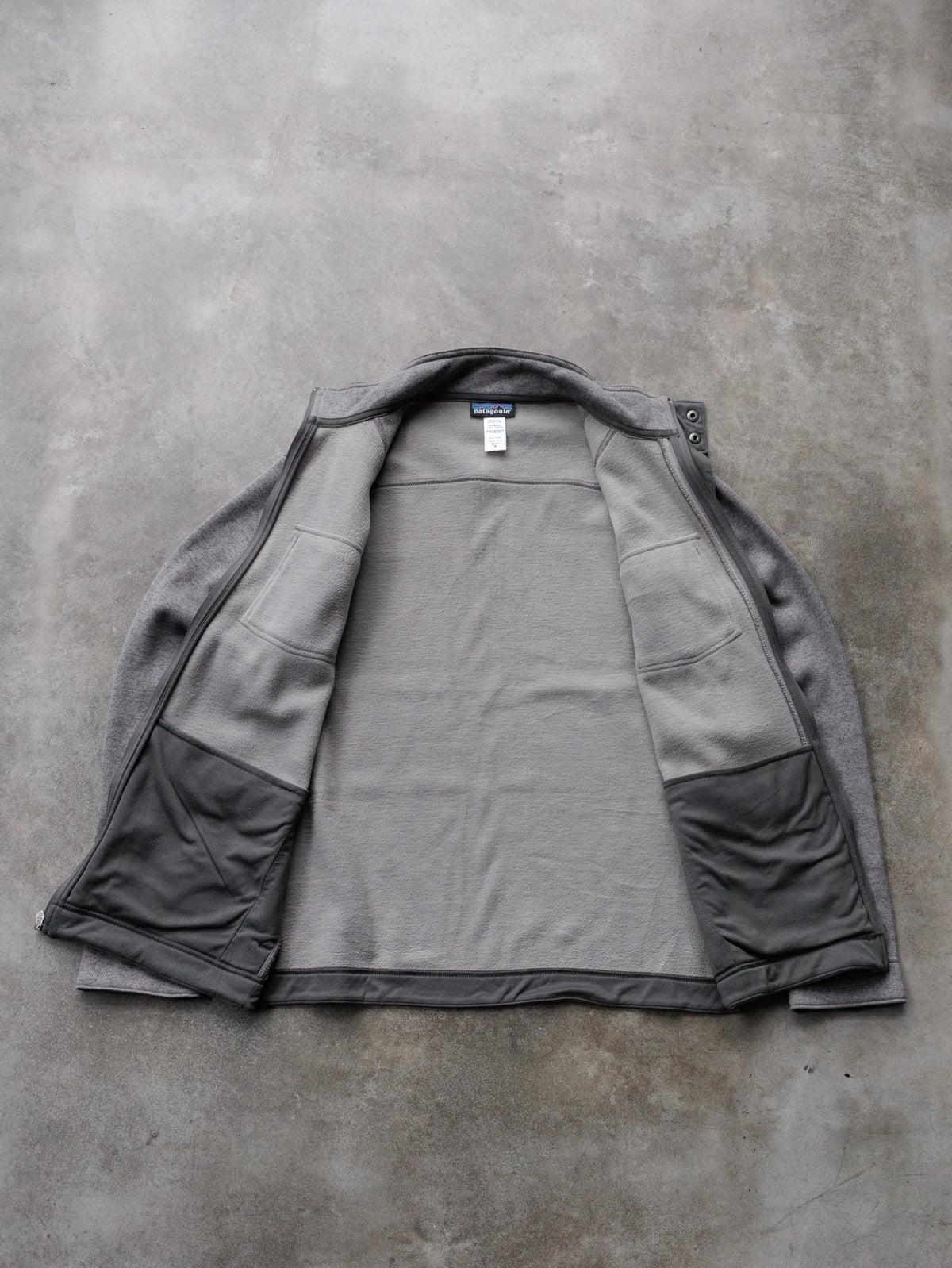 Vintage Grey Patagonia Fleece Jacket (M)