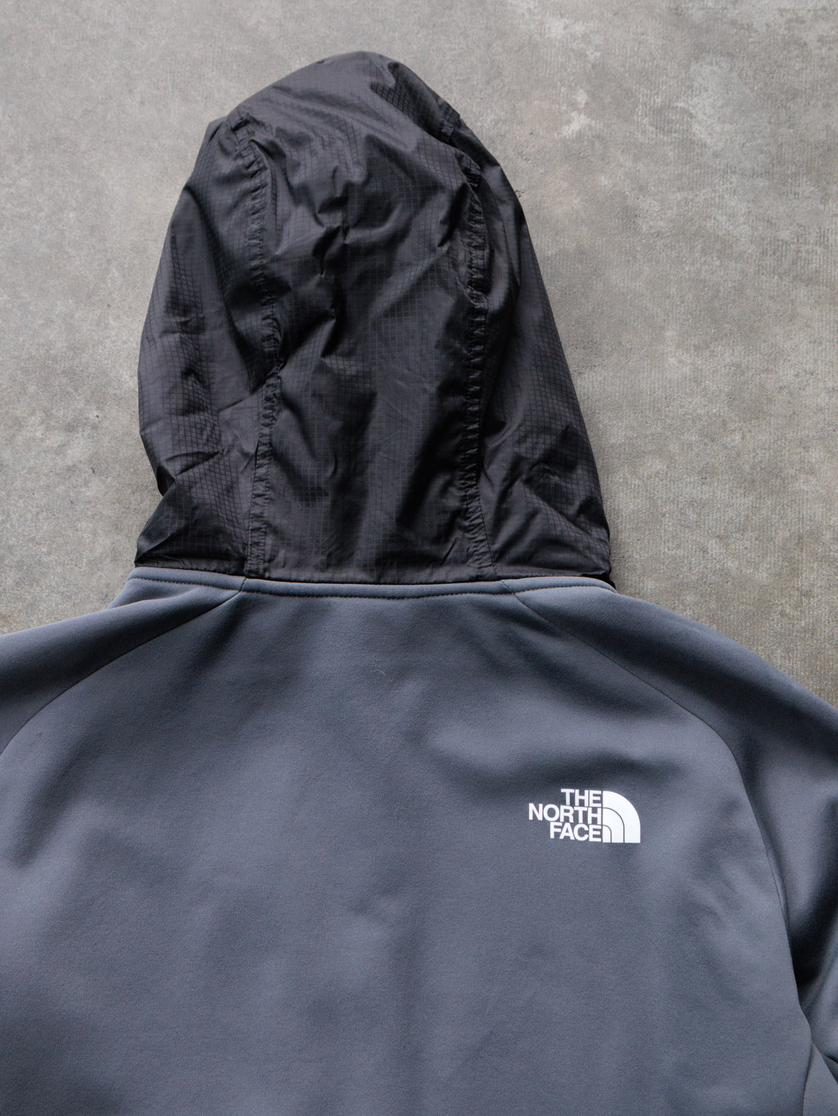 Vintage Grey The North Face Fleece Jacket (M)