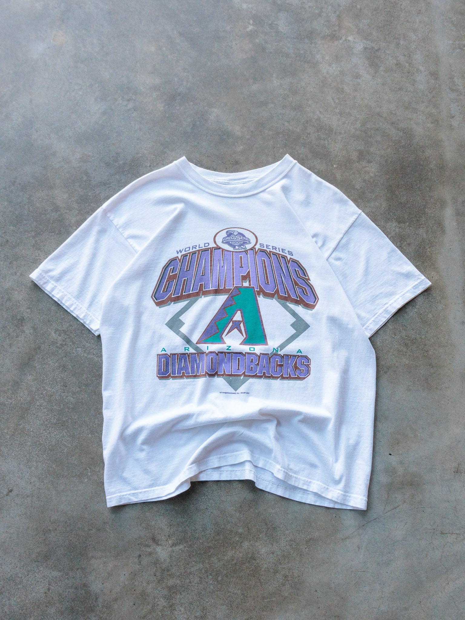 Vintage 2001 Arizona Diamondbacks World Series Champs Tee (L)