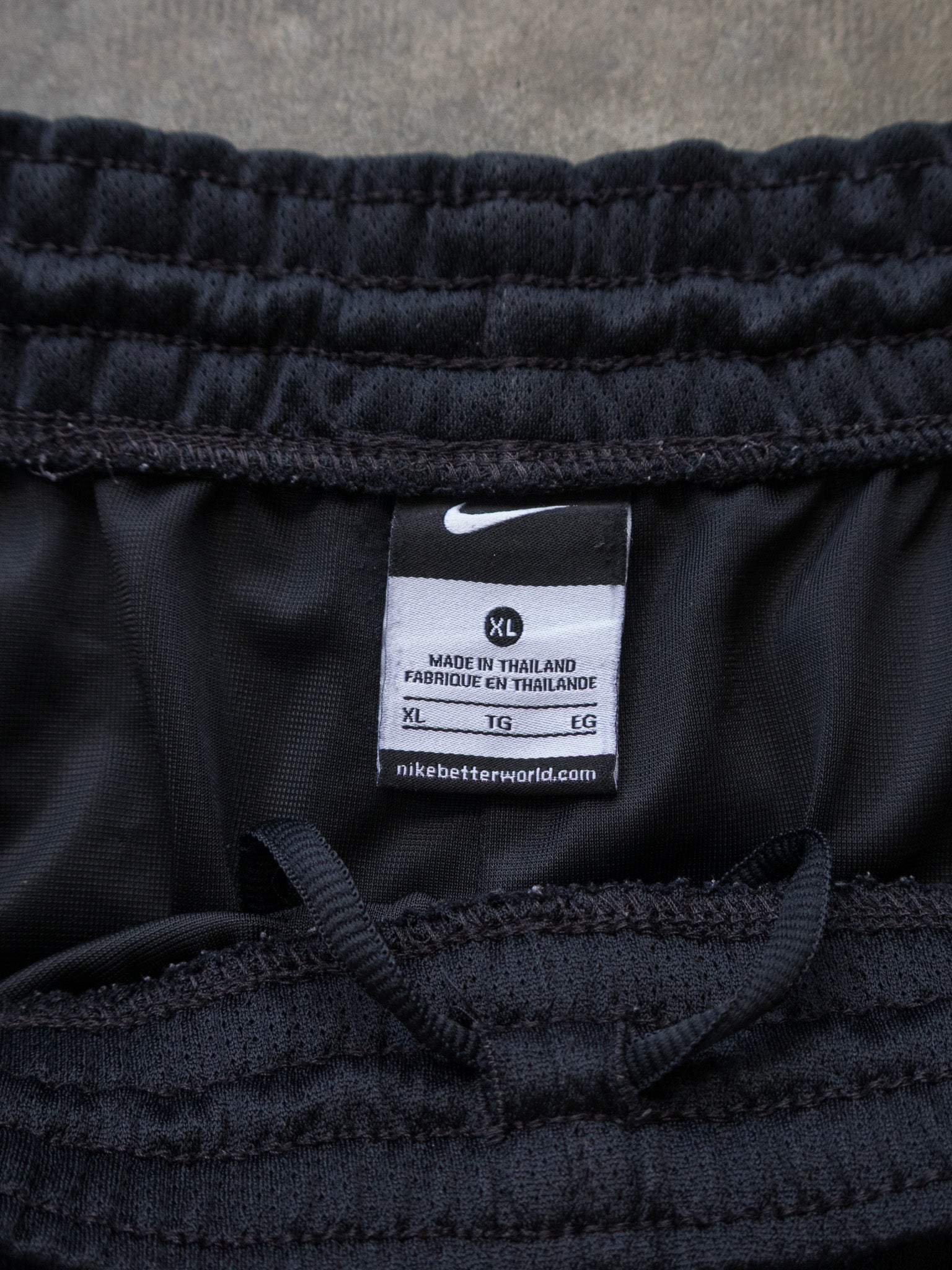 Vintage Black Nike Mesh Shorts (XL)
