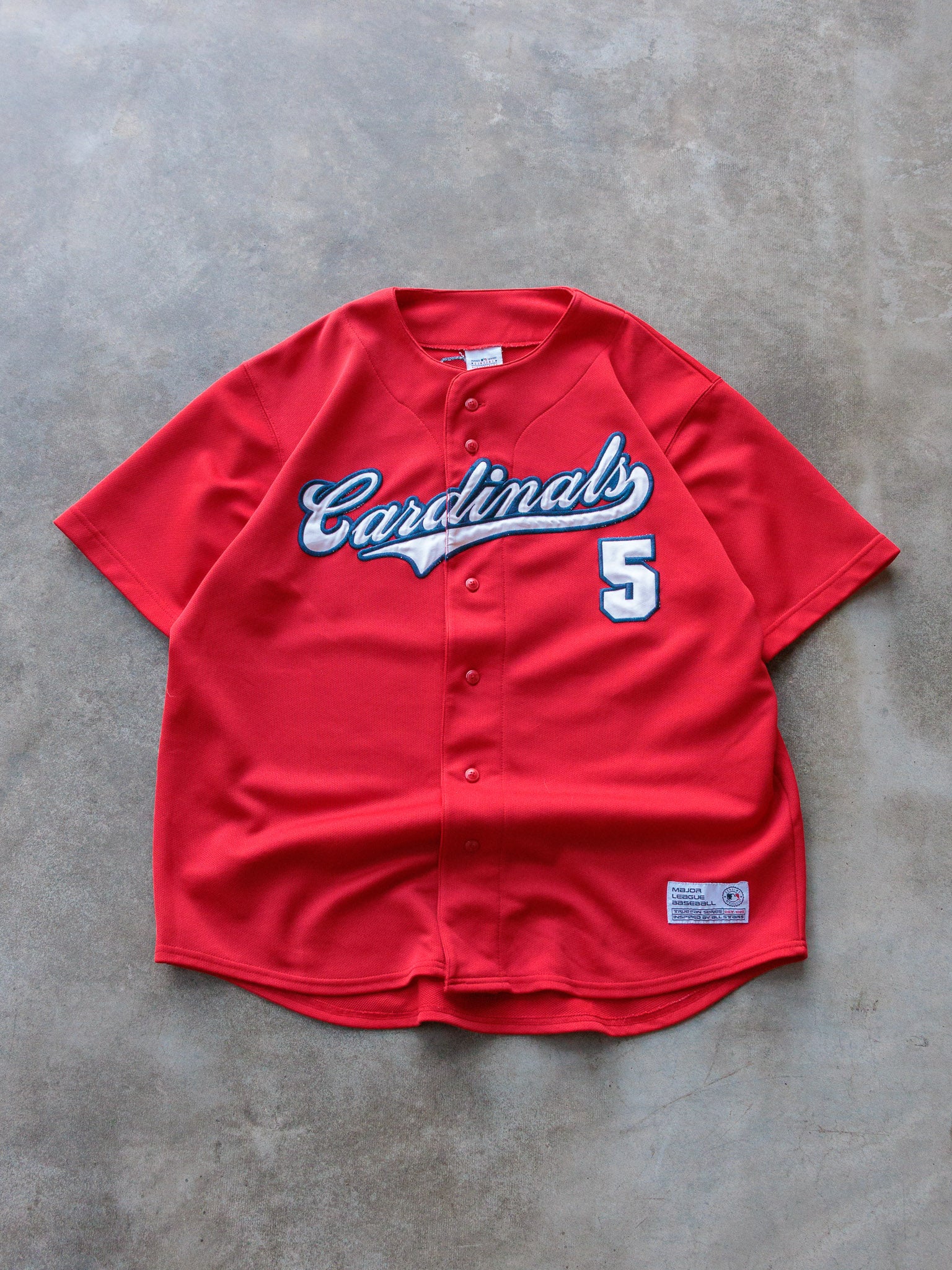 Vintage 00s St. Louis Cardinals Albert Pujols MLB Jersey (L)