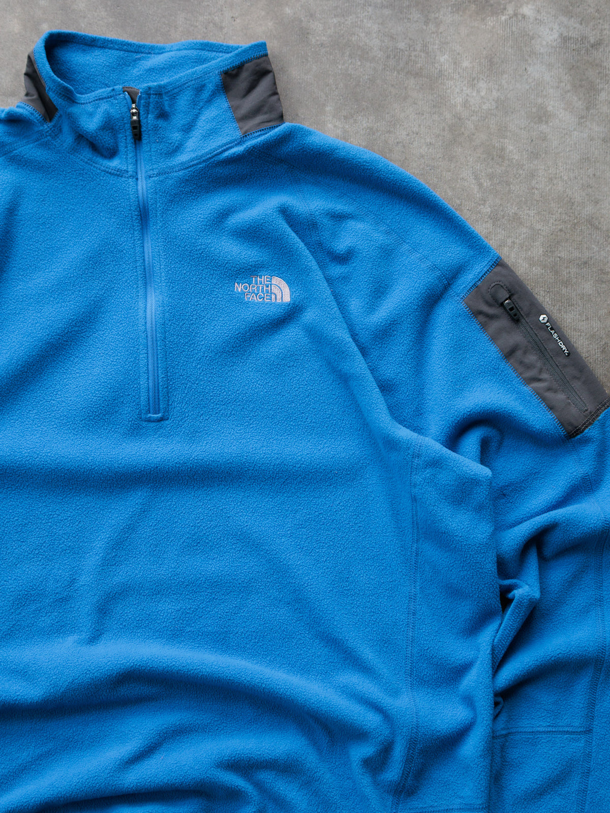 Vintage Blue The North Face Fleece Quarter Zip (L)