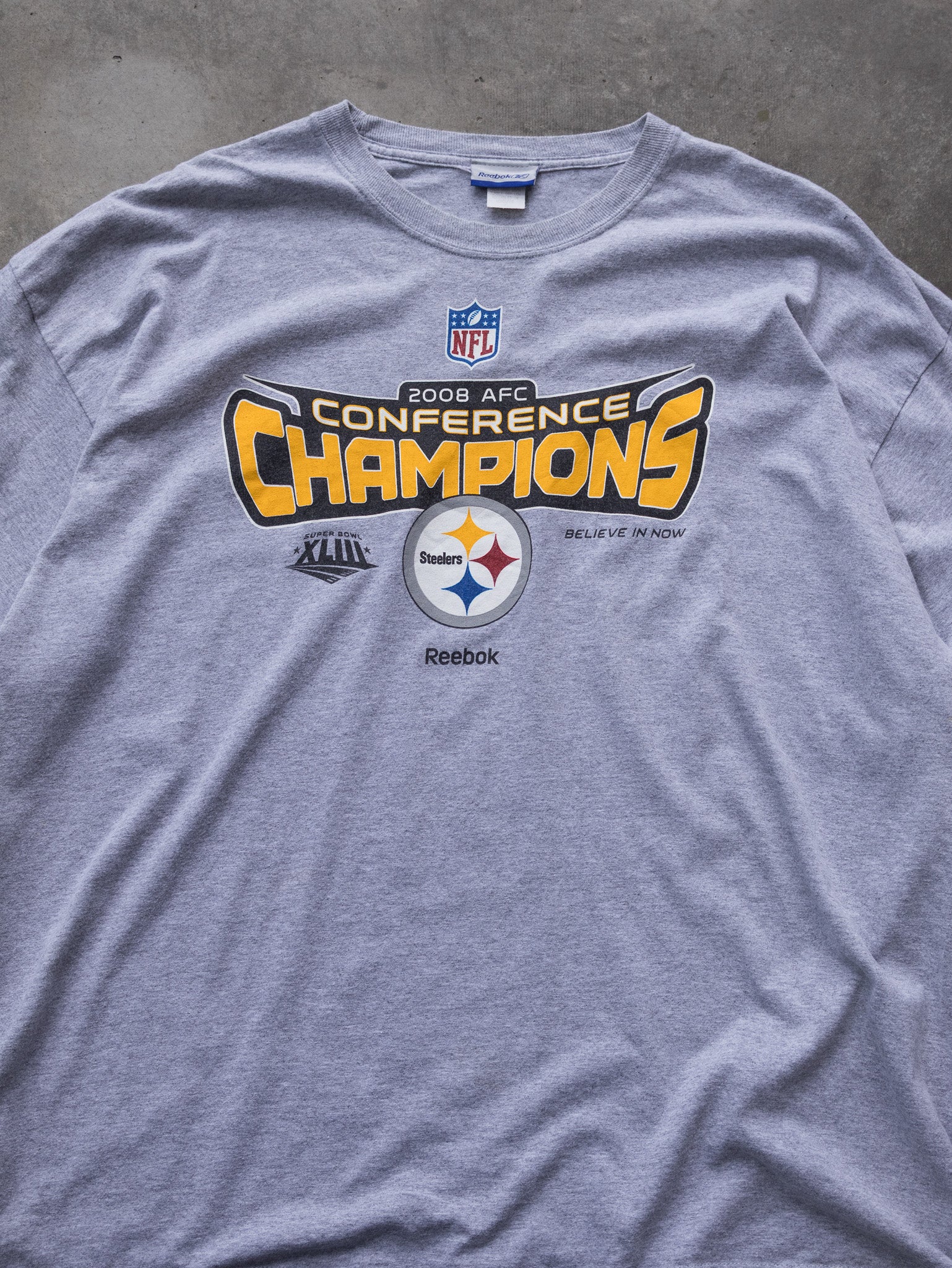 Vintage 2008 Pittsburgh Steelers Champions Long Sleeve (XL)