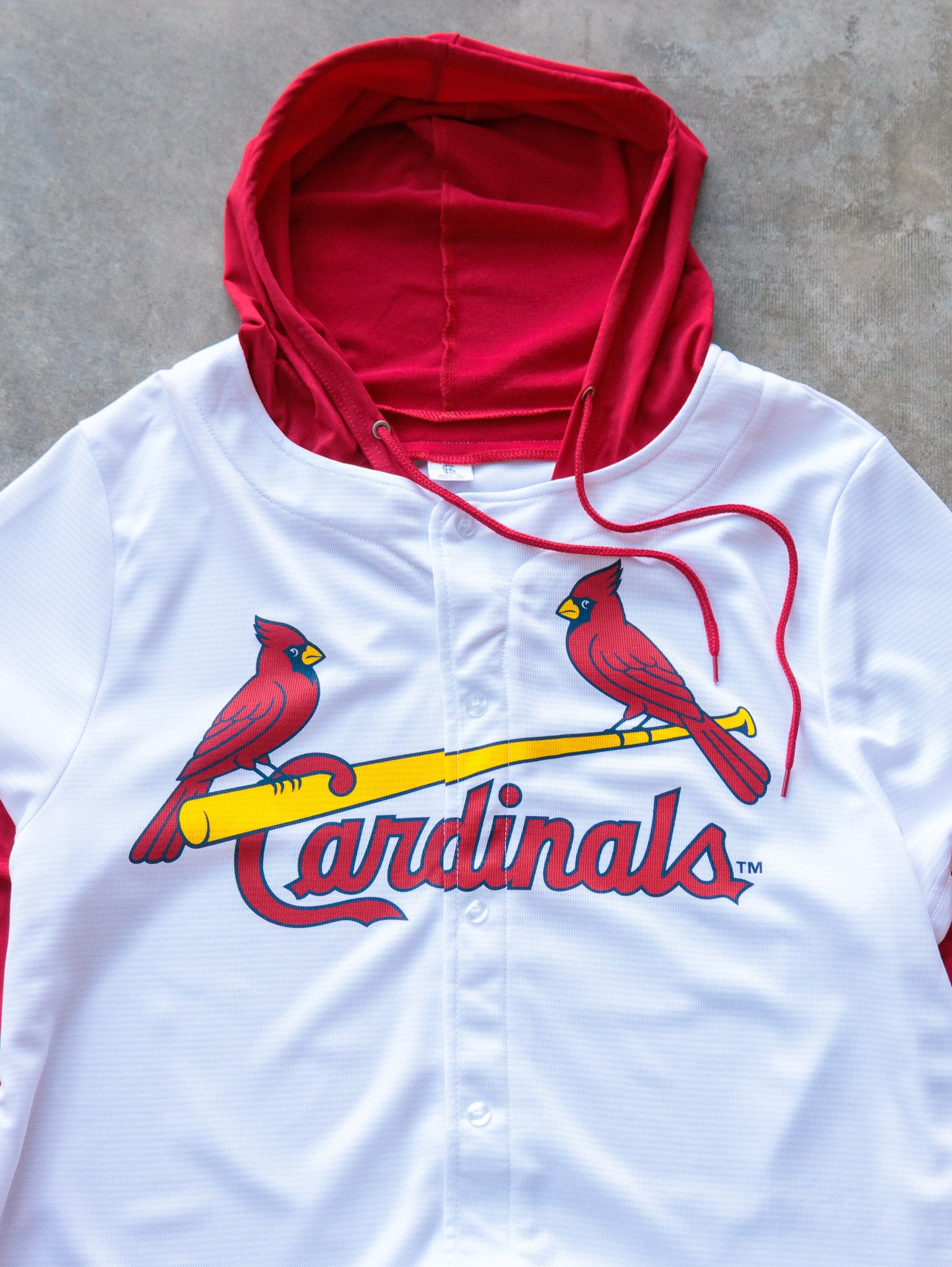 Vintage St. Louis Cardinals Layered Hoodie (XL)