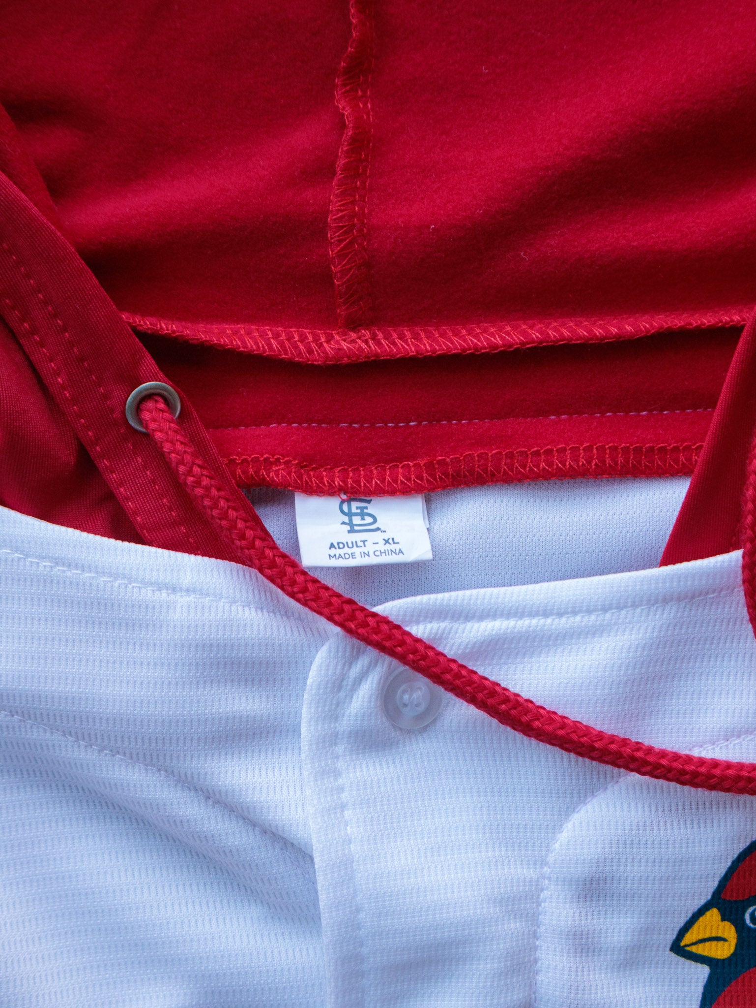Vintage St. Louis Cardinals Layered Hoodie (XL)